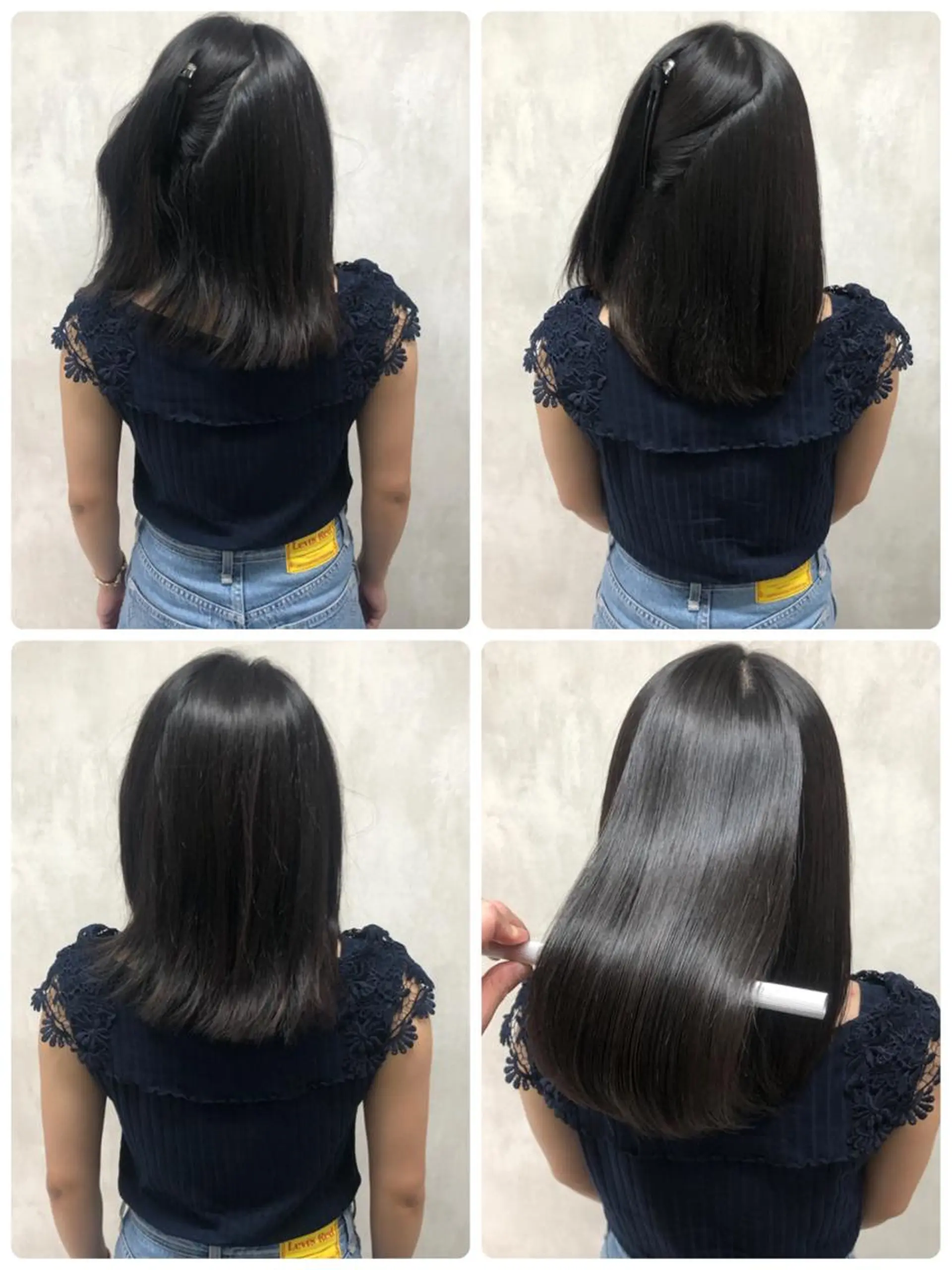 ミディアム 縮毛矯正 トリートメント 満足度⭕️縮毛矯正師 谷口にお任せを👍のヘアスタイル