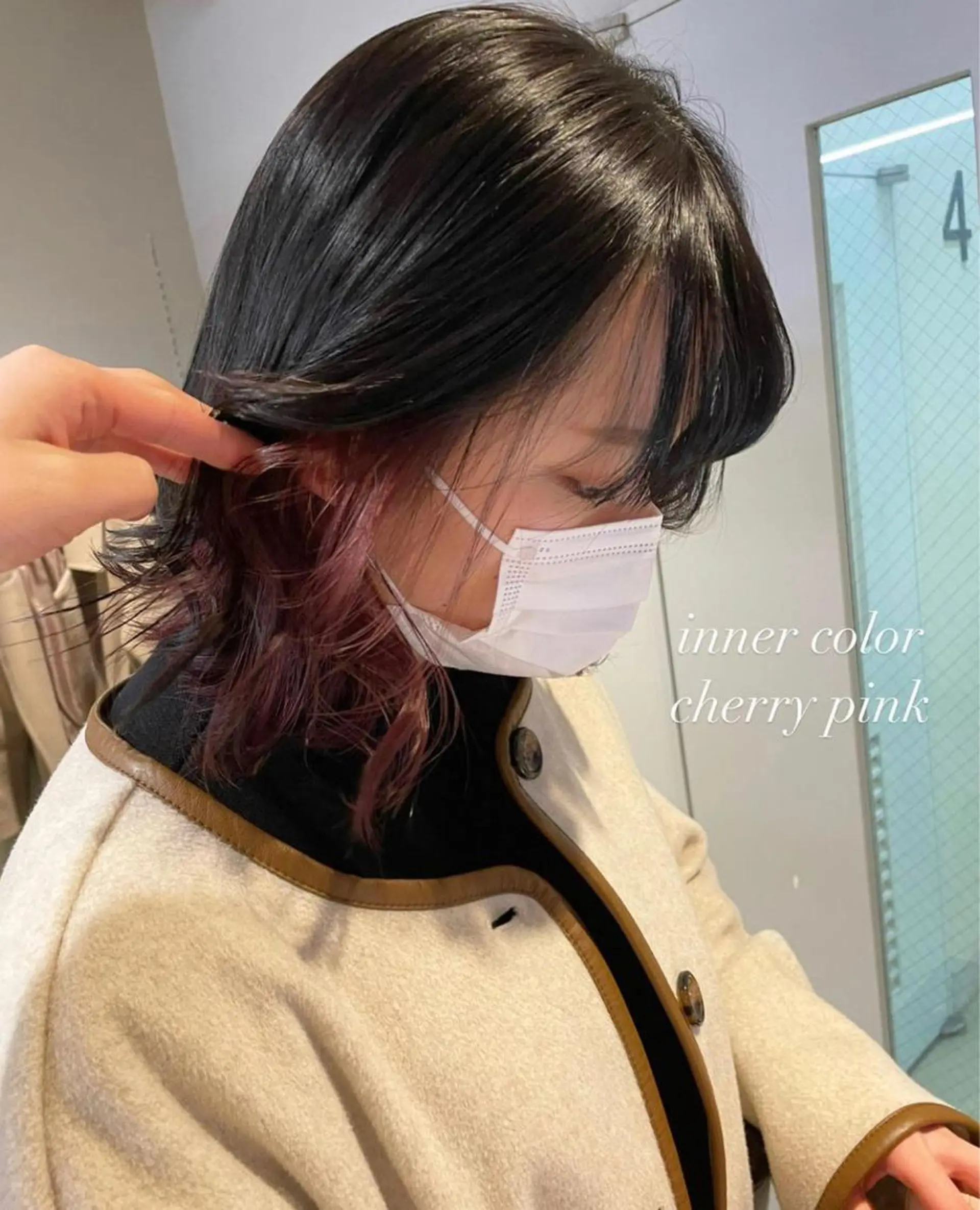 ショート カラー 表参道ハッシュカット レイヤー/リノンのヘアスタイル