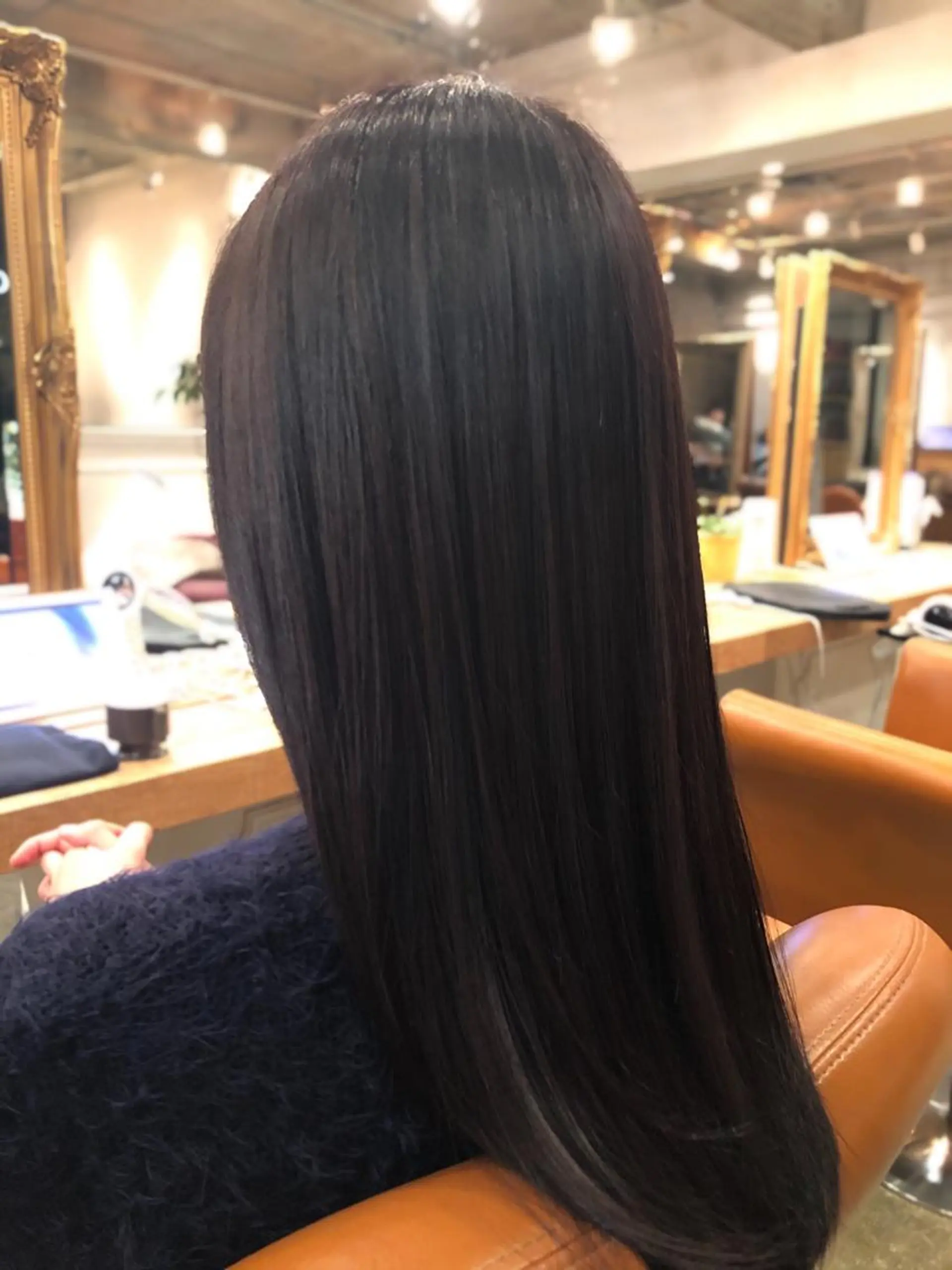 セミロング トリートメント 韓国風カット/ 髪質改善 黒崎のヘアスタイル