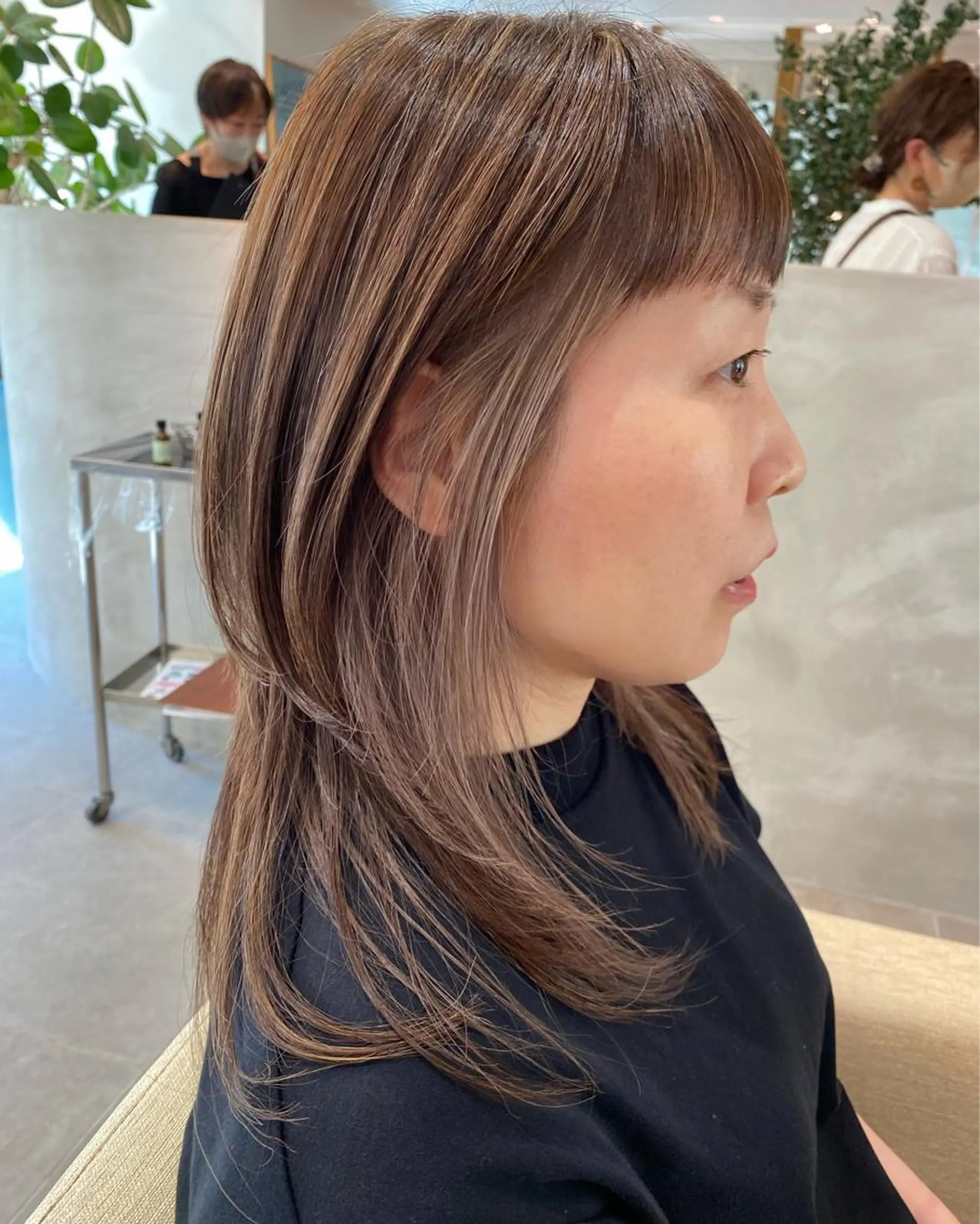 ミディアム ウルフカット sea's所属・ヒラカホ/矢場町/ ブリーチ/似合わせのヘアスタイル