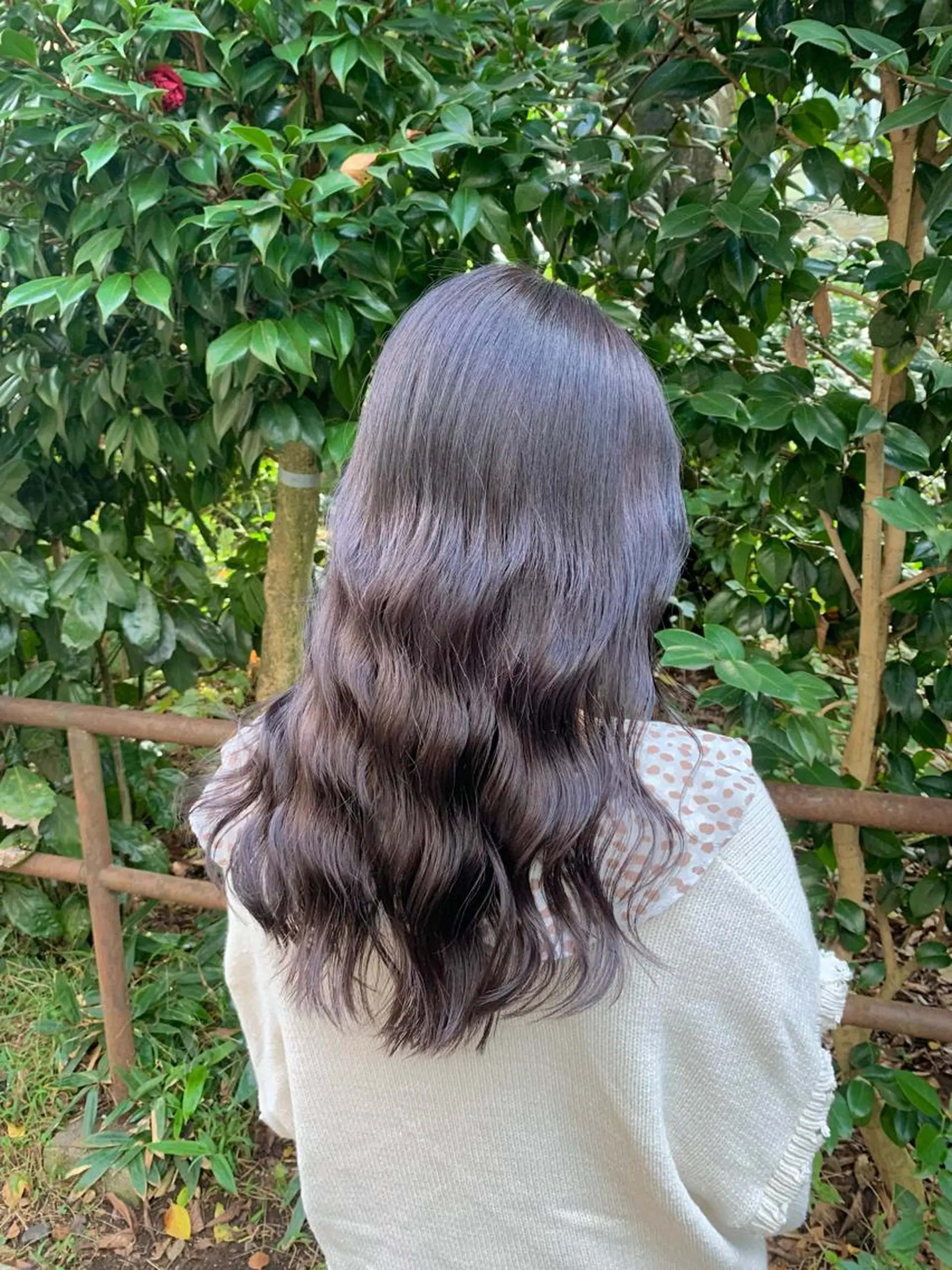 ロング カラー ラベンダーカラー カット ヘアカラー トリートメント little 小濱彰太のヘアスタイル