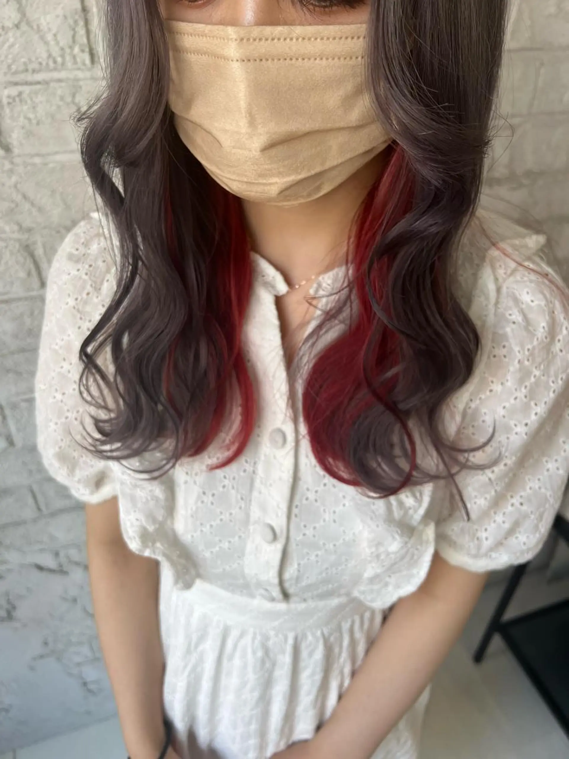 ロング ヘアカラー トリートメント エクステ＆艶カラー 🎀YURINA🎀のヘアスタイル