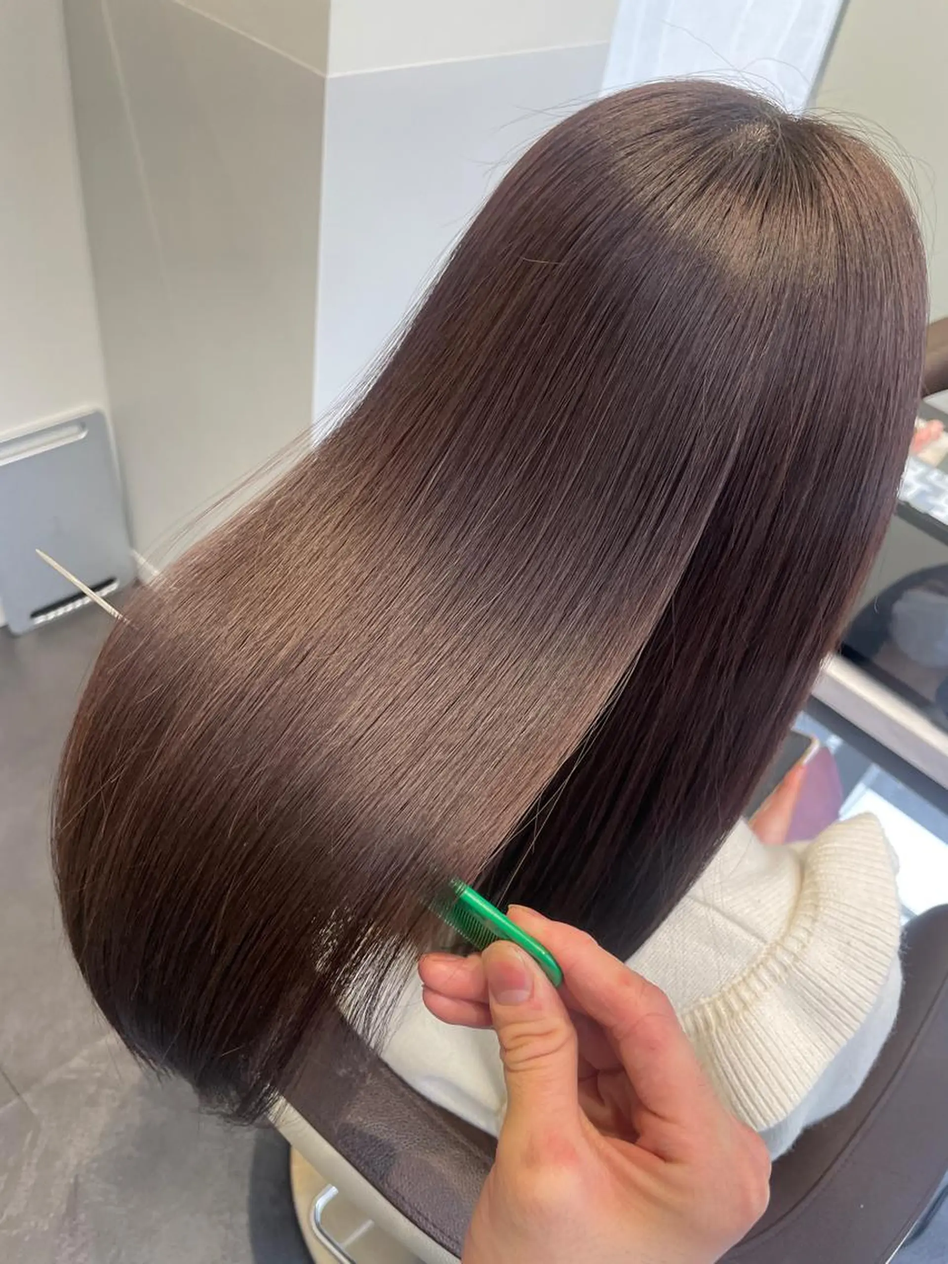 ロング カラー 🌈本物の髪質改善 森田涼平のヘアスタイル