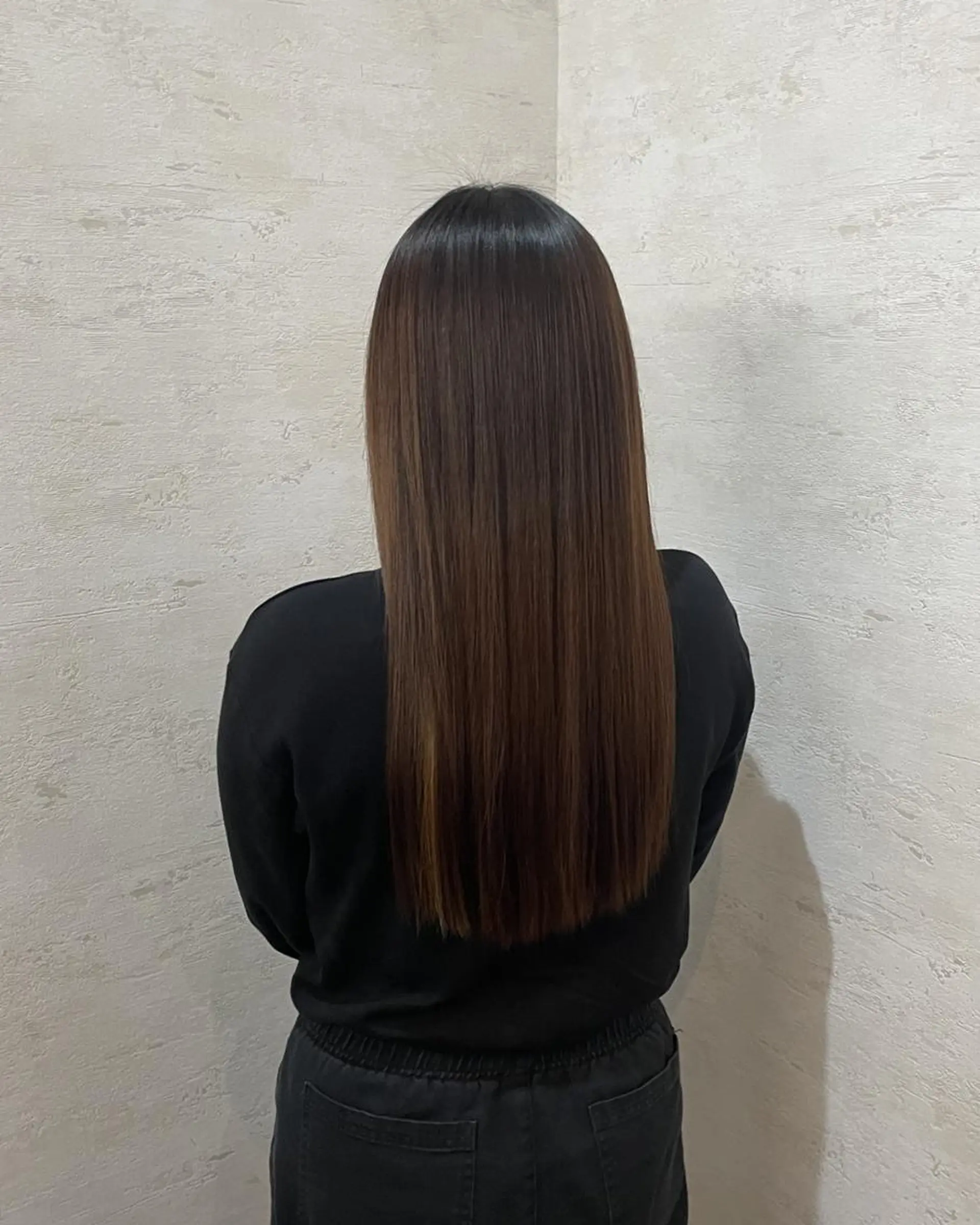 ロング 縮毛矯正 縮毛矯正 阿部 大陽のヘアスタイル