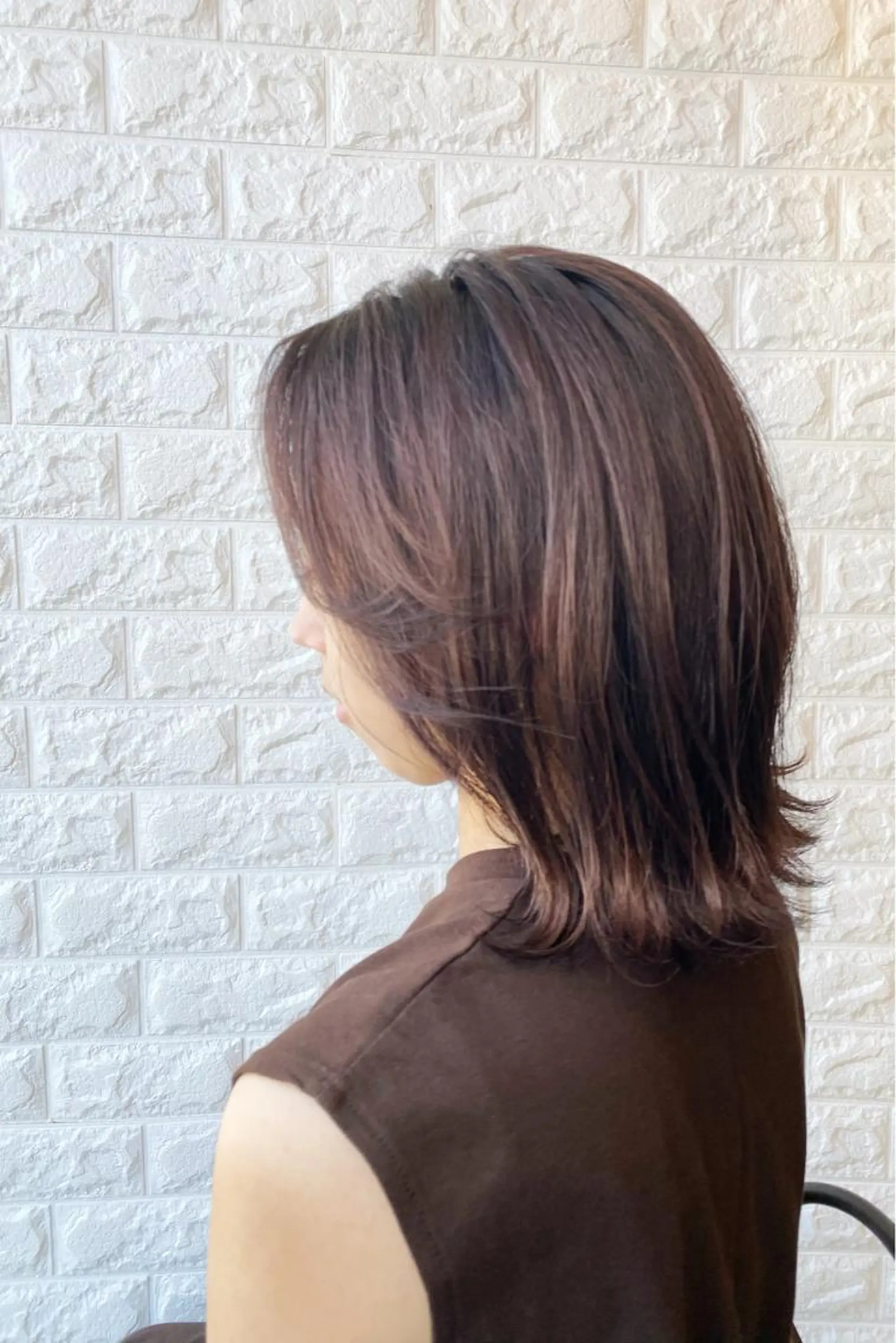 ミディアム カラー ブラウンカラー ピンクカラー ピンクブラウン mu-kichi  三鷹店所属・《mu-kichi》 高橋サキのその他イメージ