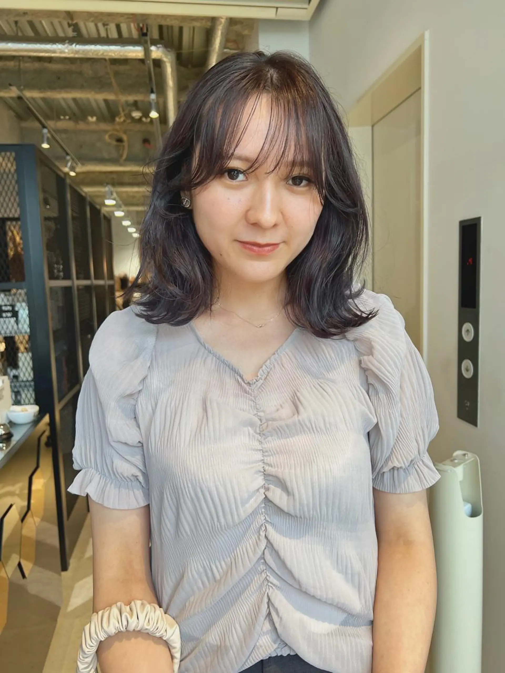 セミロング 大澤 叶方のヘアスタイル