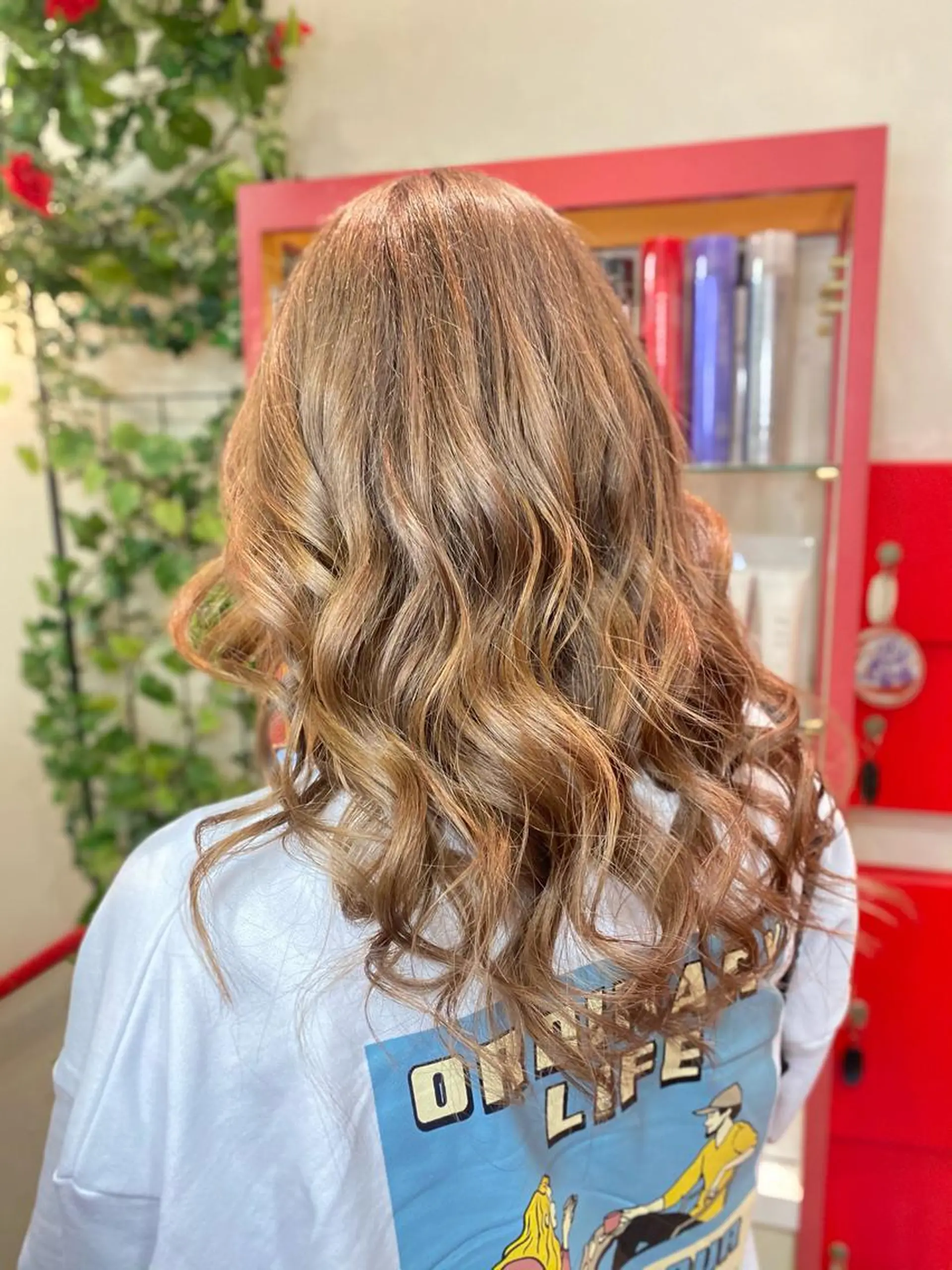 ミディアム ヘアカラー ゆぴ☾‪/推しカラー /ハイトーンのヘアスタイル