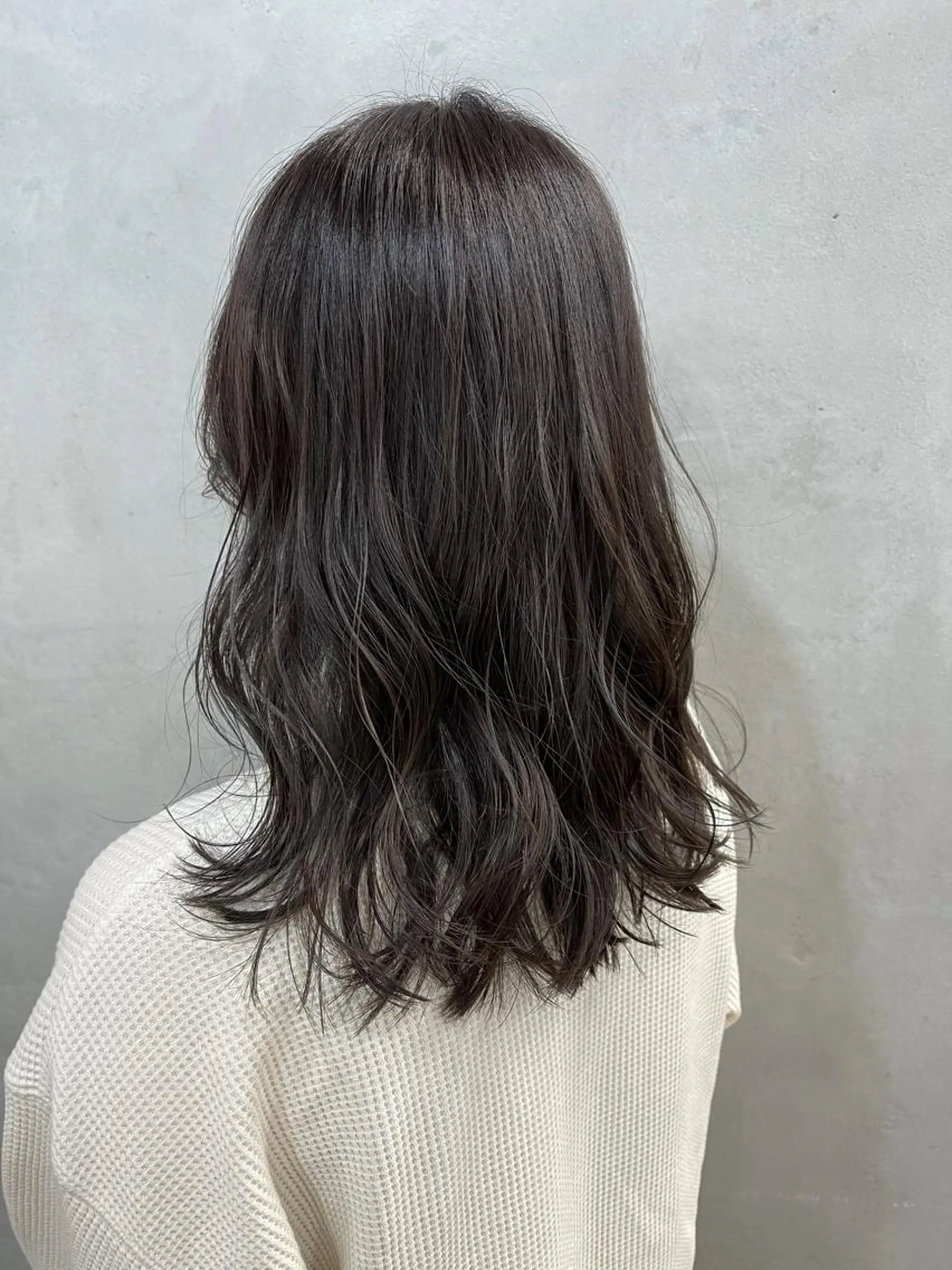 ミディアム カラー ブリーチダブルカラー 【koide】のヘアスタイル