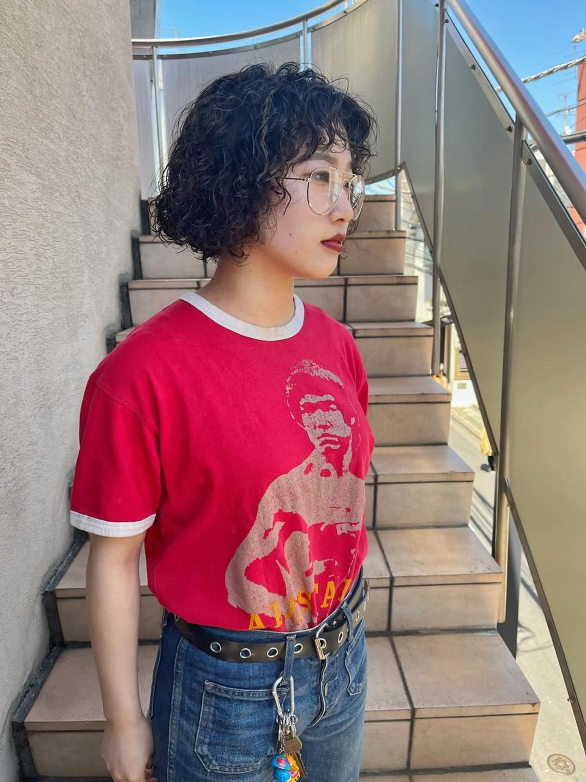 ショート ボブ カット パーマ ハイトーンNo.1✨ パーマ✨イマイタツヤのヘアスタイル