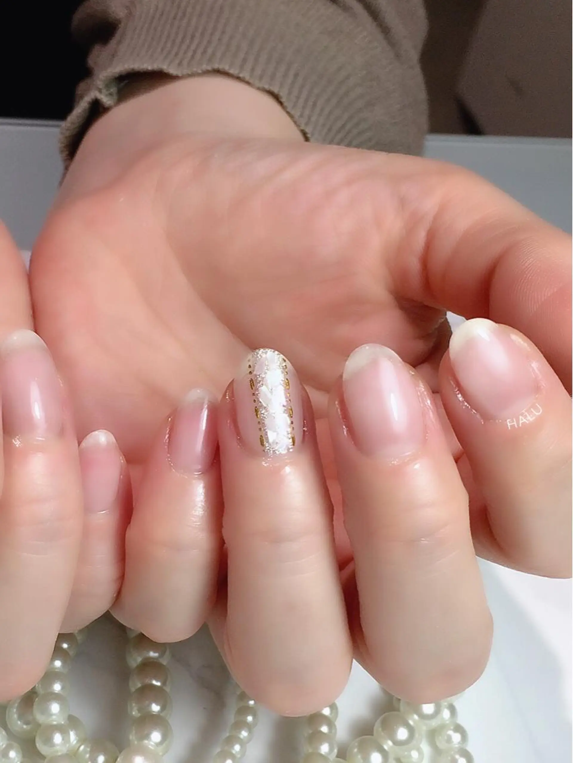 ネイル クリアネイル HALU ハルのネイルデザイン
