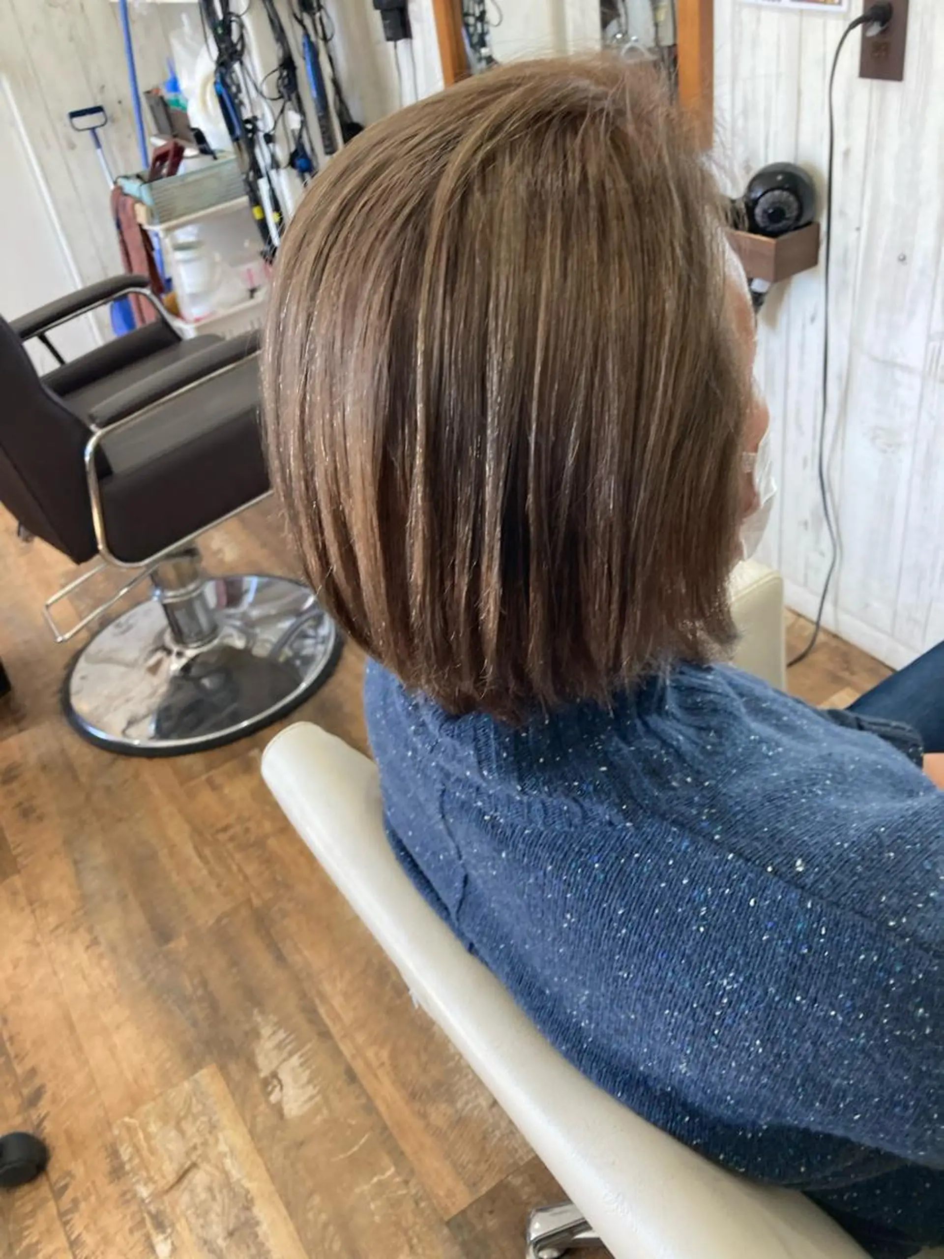 ショート カラー 縮毛矯正 Hair room Leaのヘアスタイル