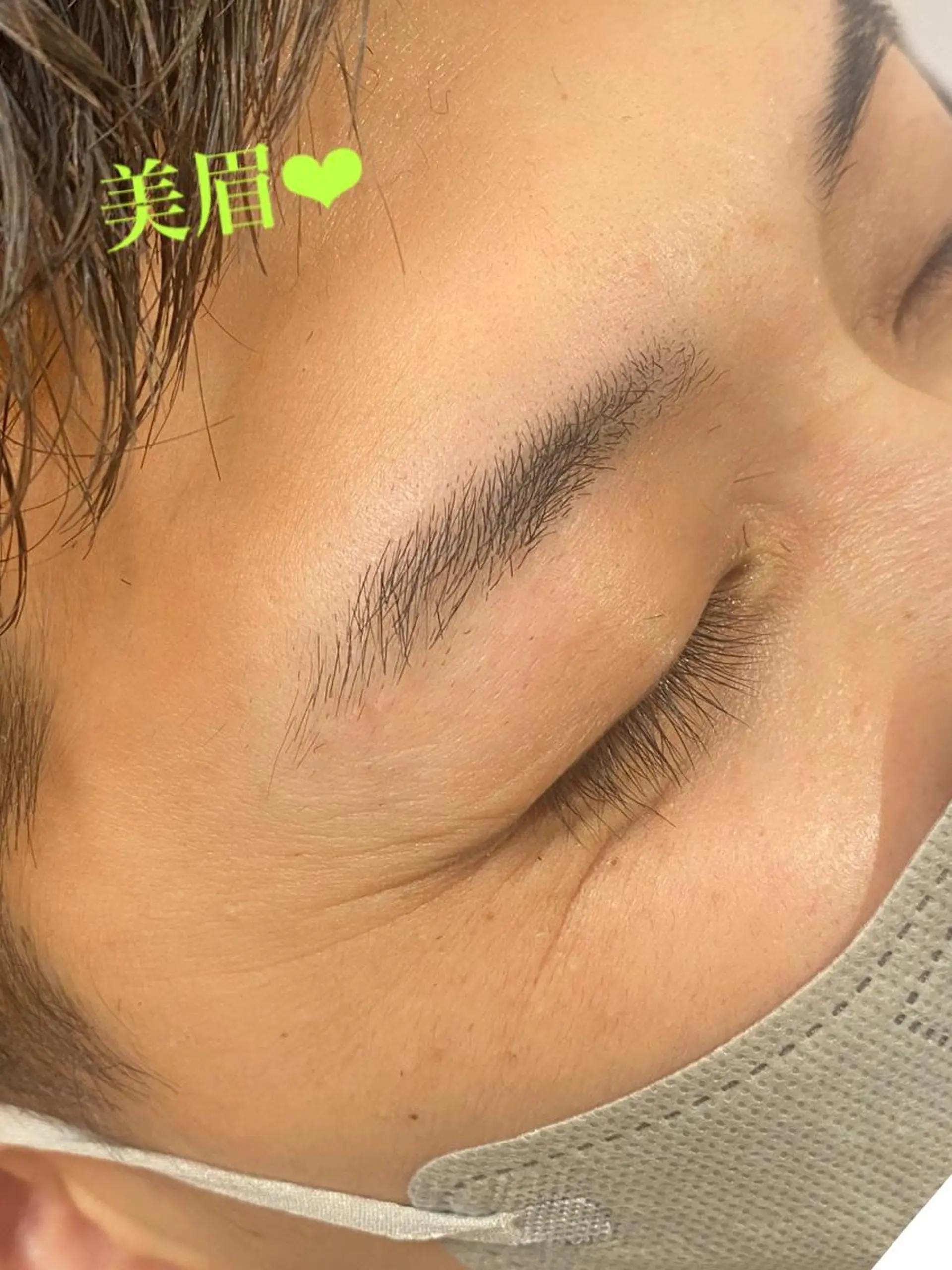 アイブロウ ハーブピーリング/韓国肌管理/フェイシャル/毛穴洗浄/眉毛/顔脱毛【糸脱毛専門】rev所属・ハーブピーリング🌹 毛穴洗浄❤️眉waxのエステ・リラクイメージ