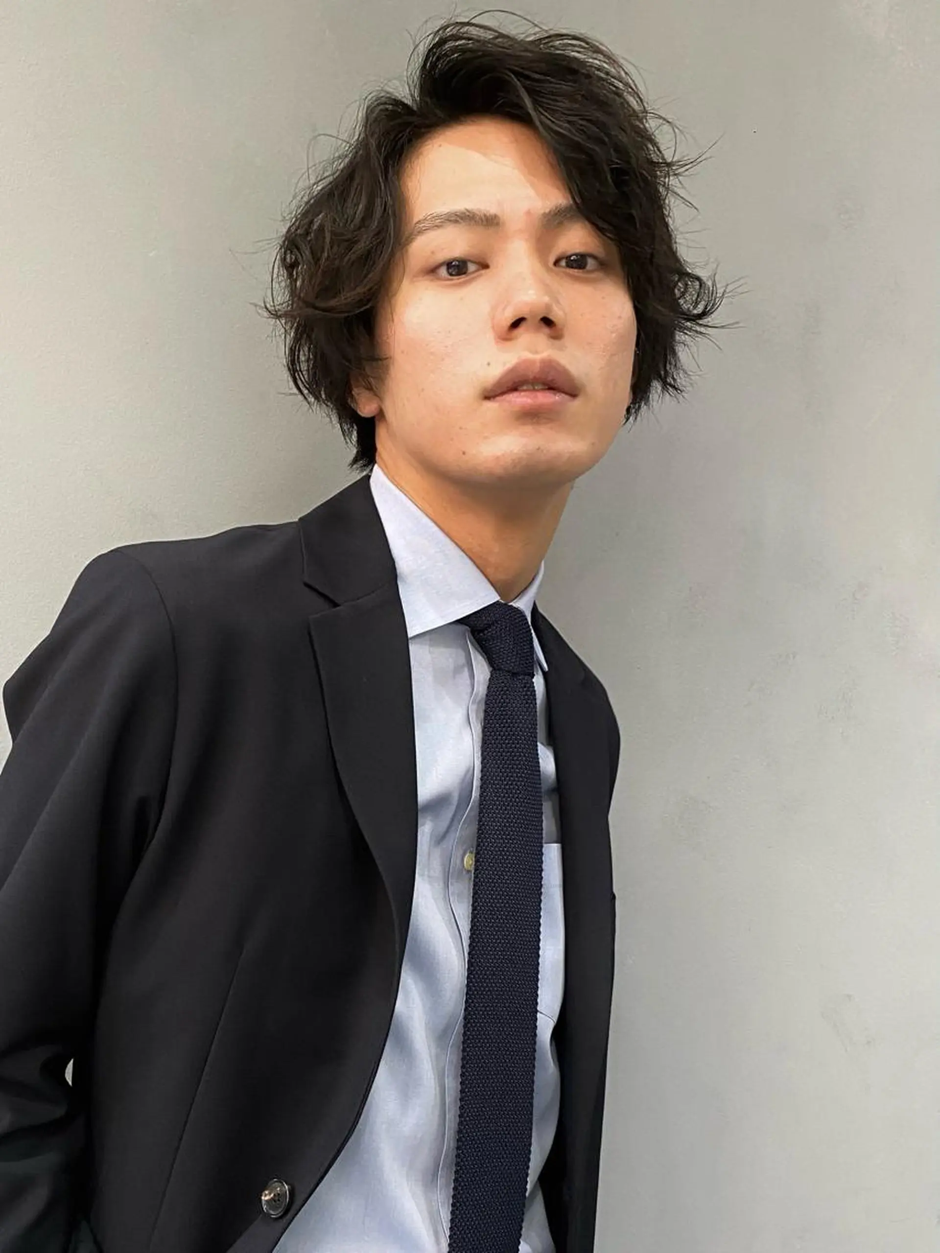 ミディアム 艶カラー/フェイス レイヤー/たむのヘアスタイル