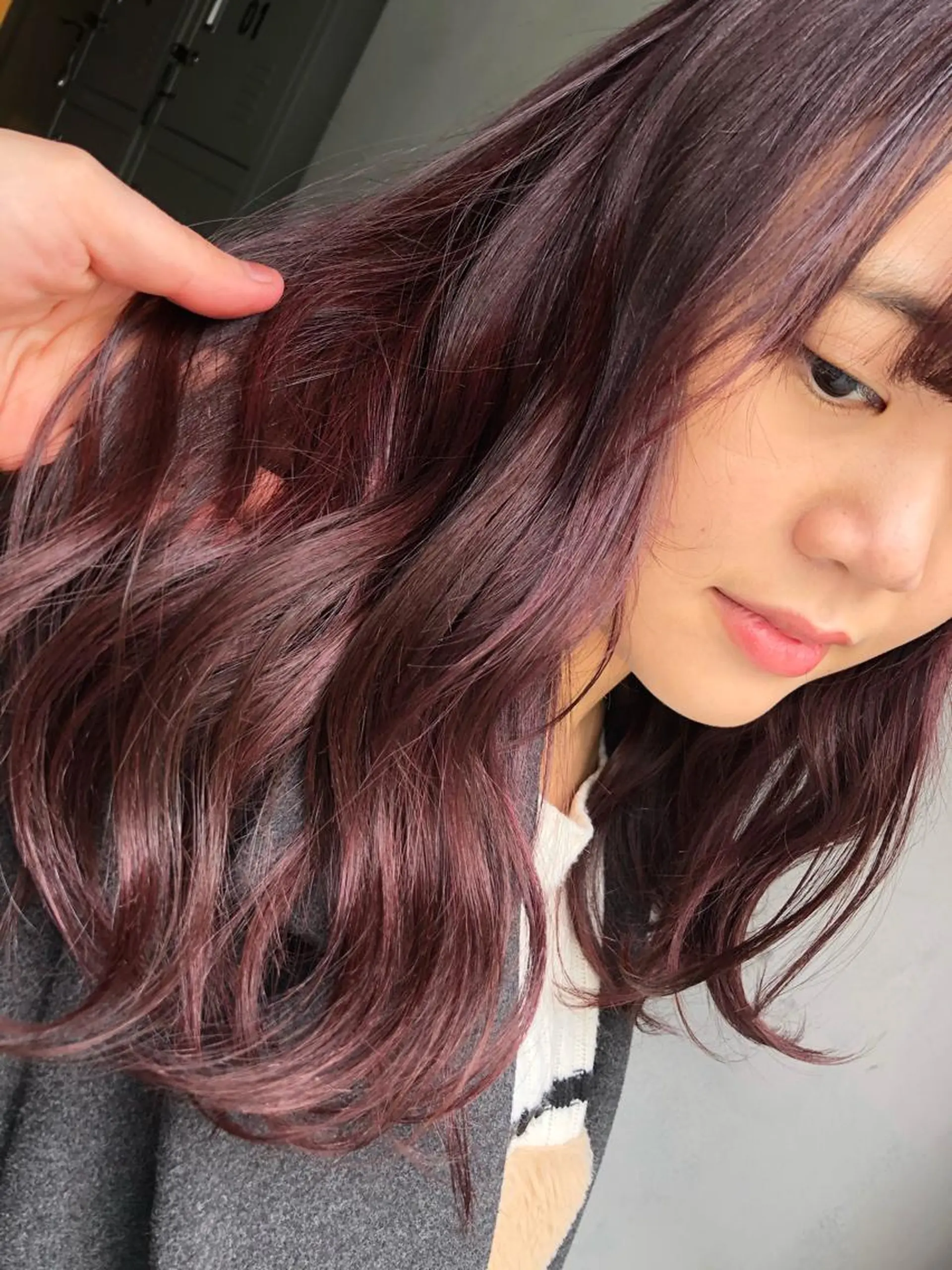 ロング ピンクブラウン ヘアカラー MIYU💋💖 〈XENA渋谷本店〉のヘアスタイル