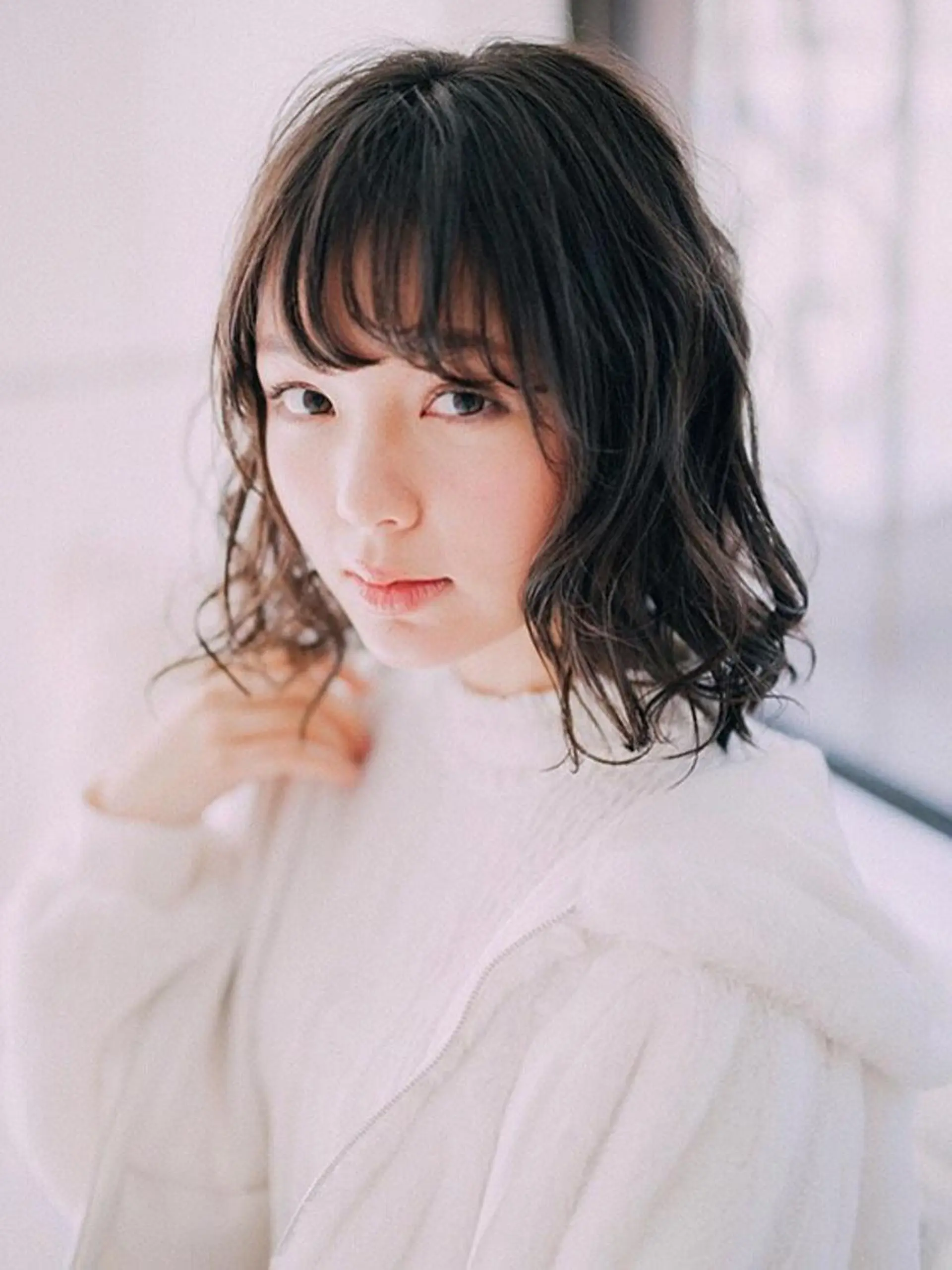 ミディアム カラー ハイライト&曲がる 縮毛矯正特化 玉置のヘアスタイル