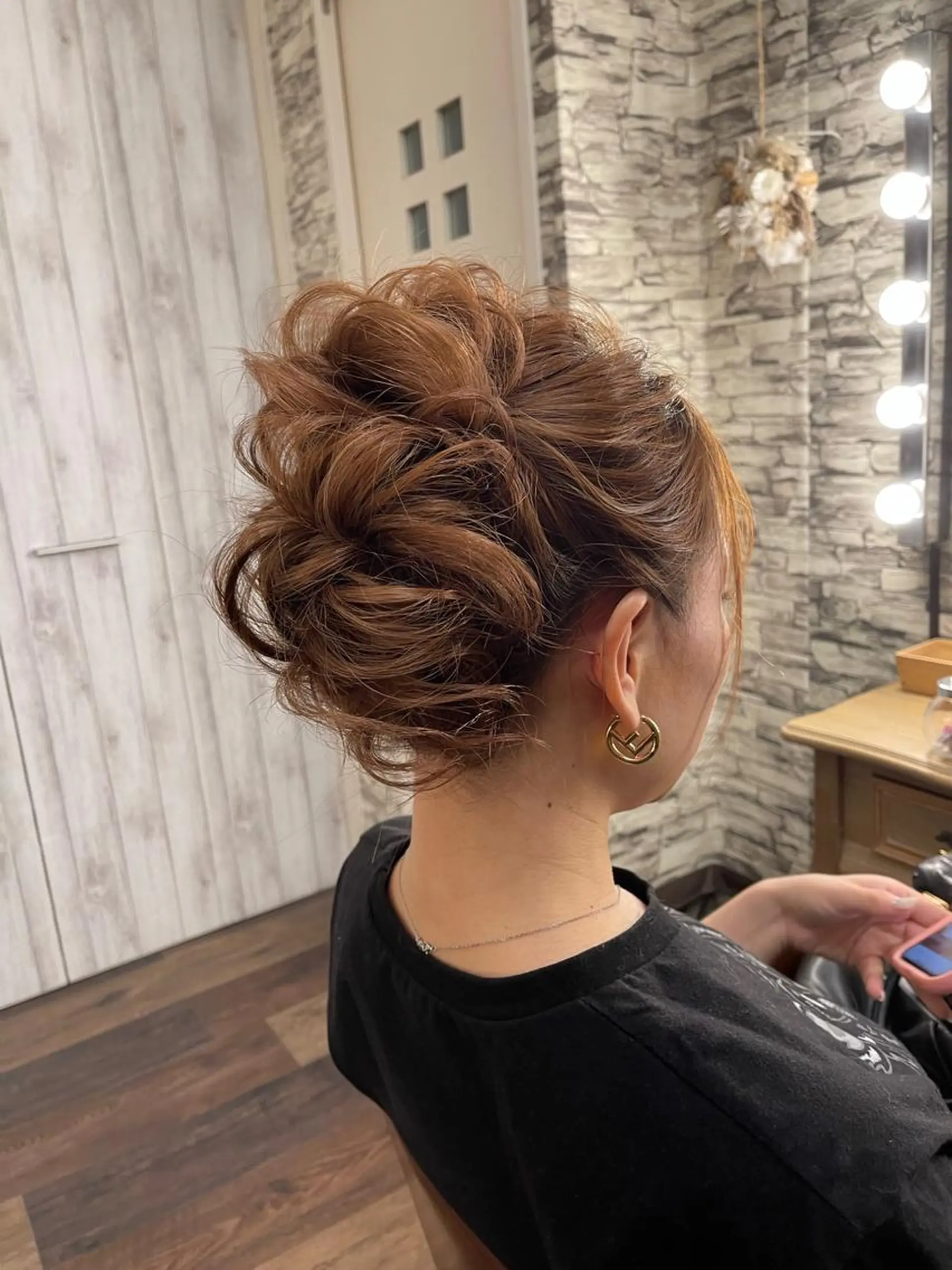 ミディアム ヘアアレンジ hair make  Lucciのヘアスタイル