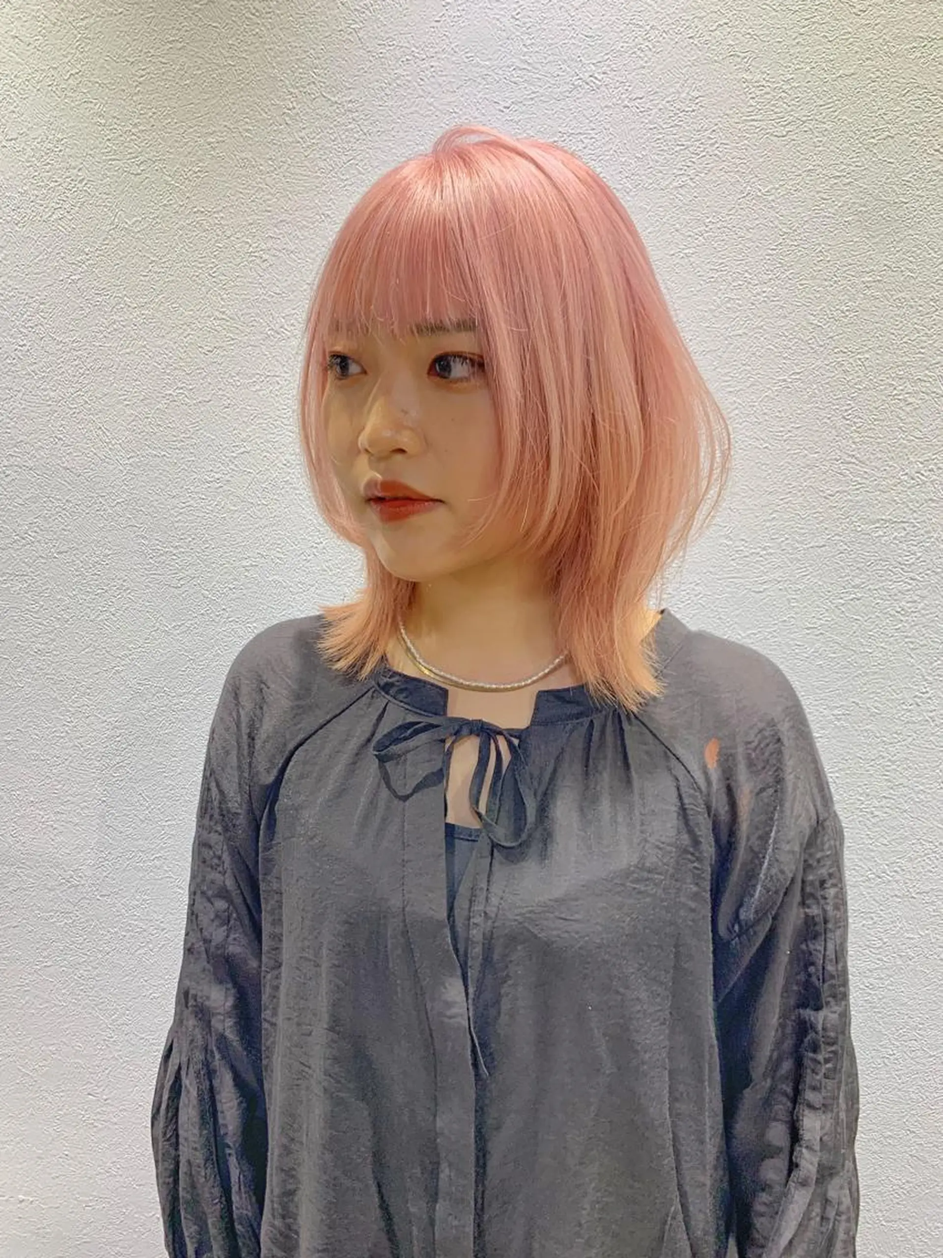 ミディアム ハイトーンNo.1✨ パーマ✨イマイタツヤのヘアスタイル