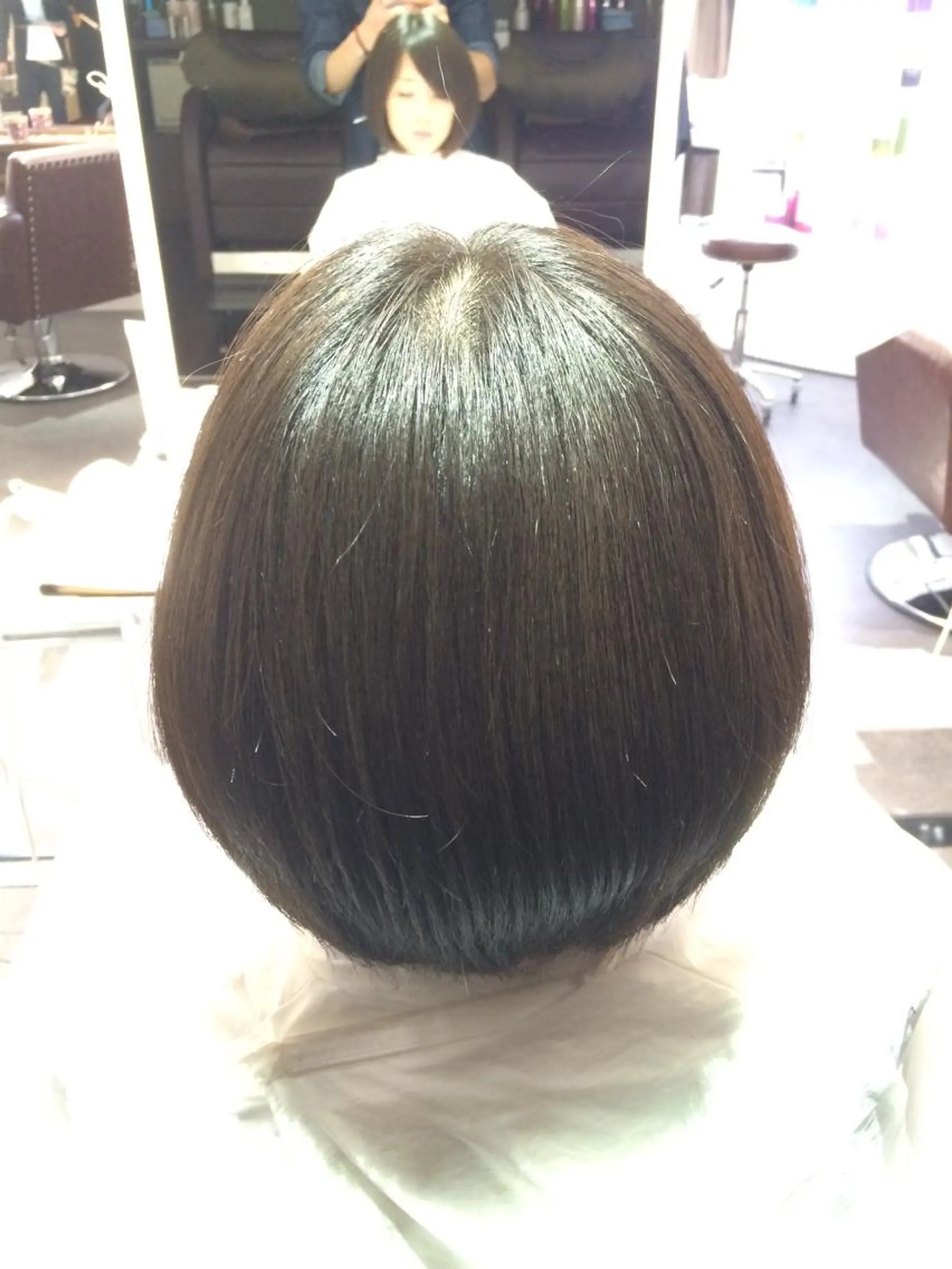 ショート ミディアム CHAINON 近鉄奈良店のヘアスタイル