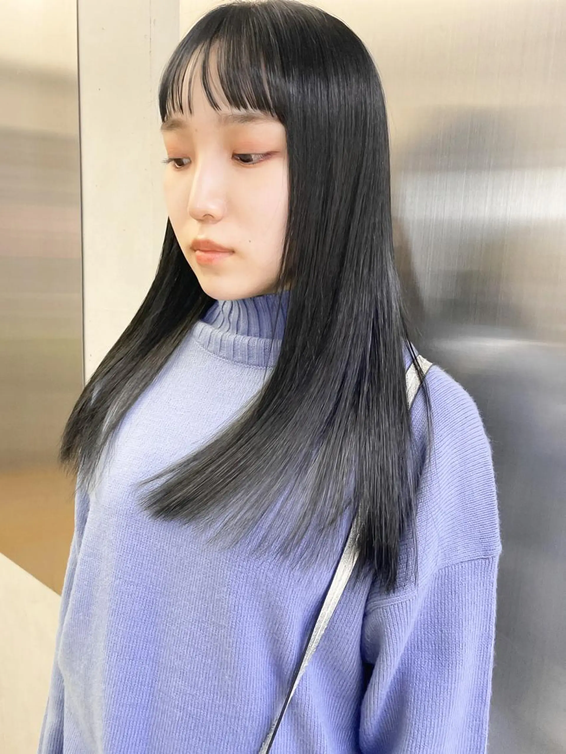 ロング カラー 🥣 hashi 🛋️のヘアスタイル