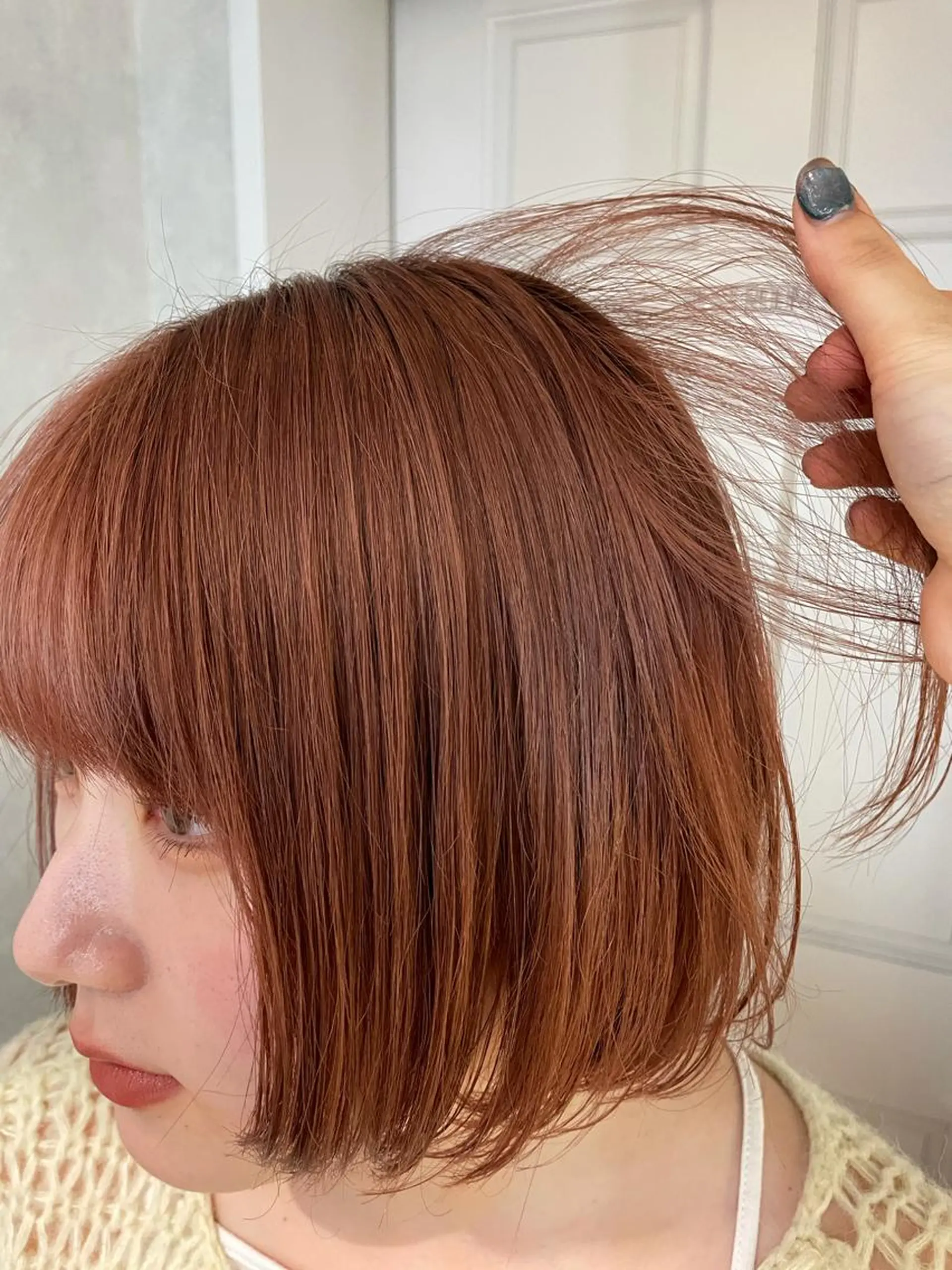 ショート カラー 透明感カラー ハイトーンカラー ヘアカラー ナチュラル透明感🌱 小山美樹子のヘアスタイル