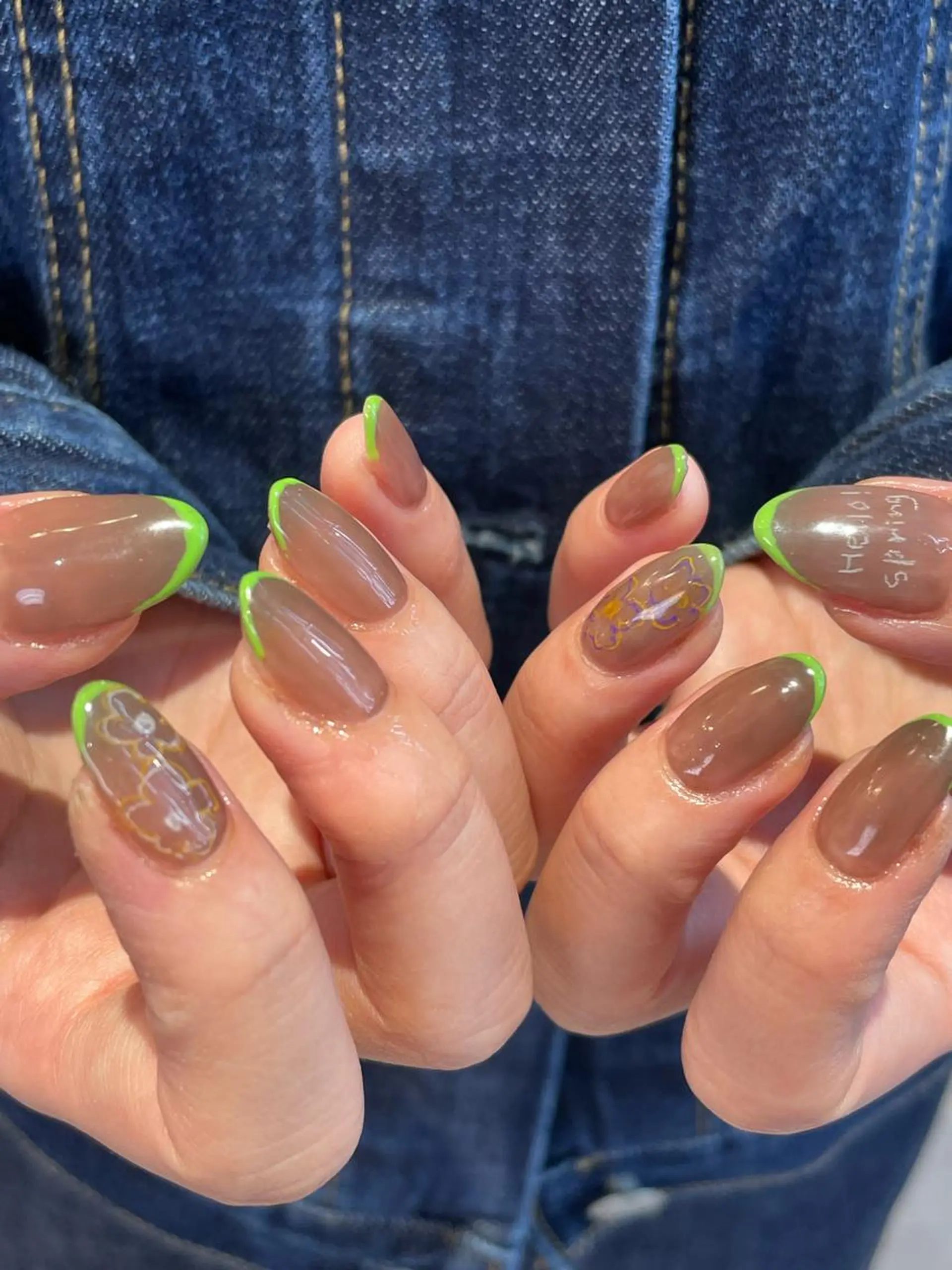 ネイル 🎀ボブ+ハイトーン シュカ👶🏻のヘアスタイル