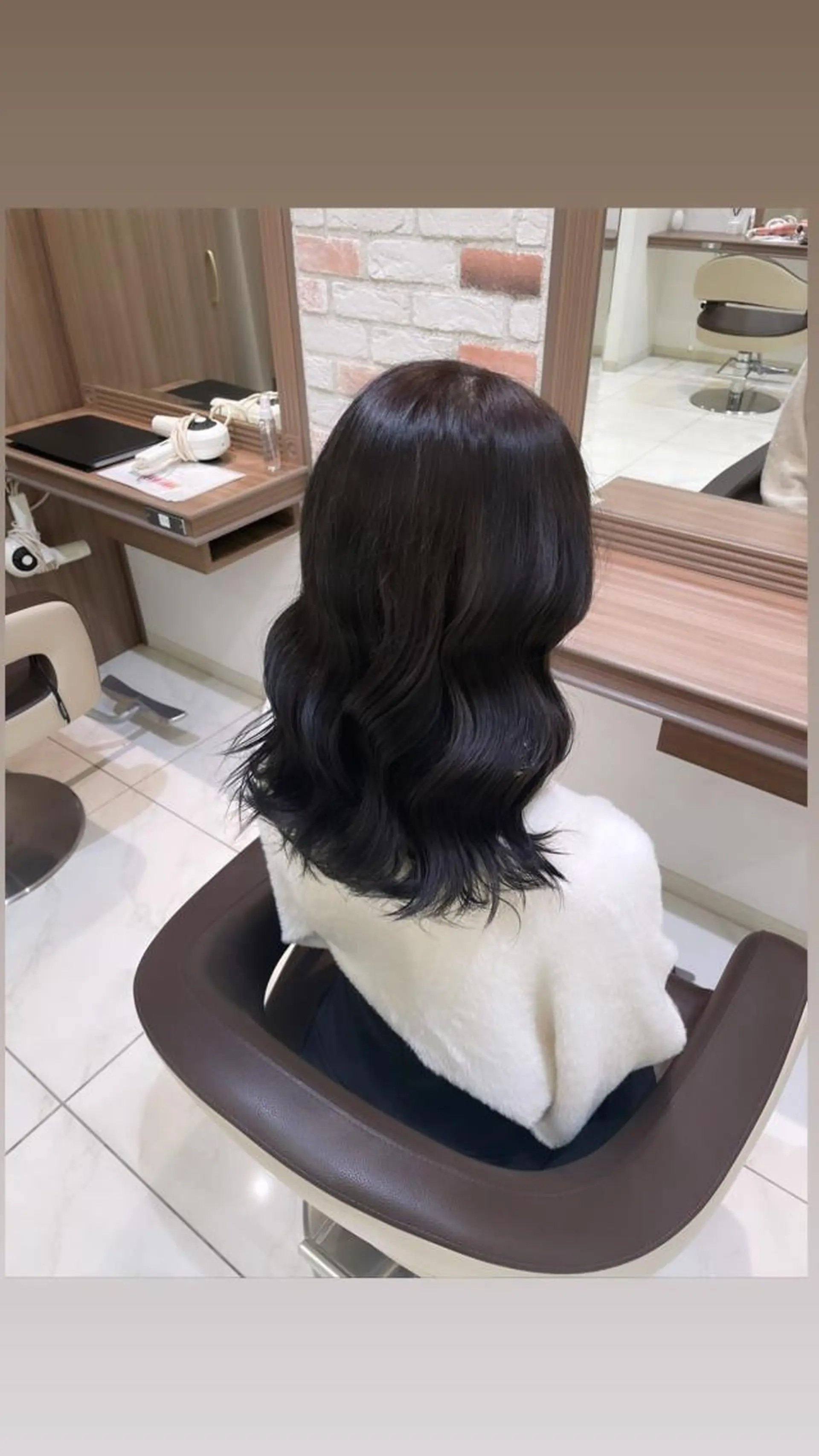 セミロング ヘアカラー トリートメント 菊池 遼/透明感 /韓国レイヤー/艶感のヘアスタイル