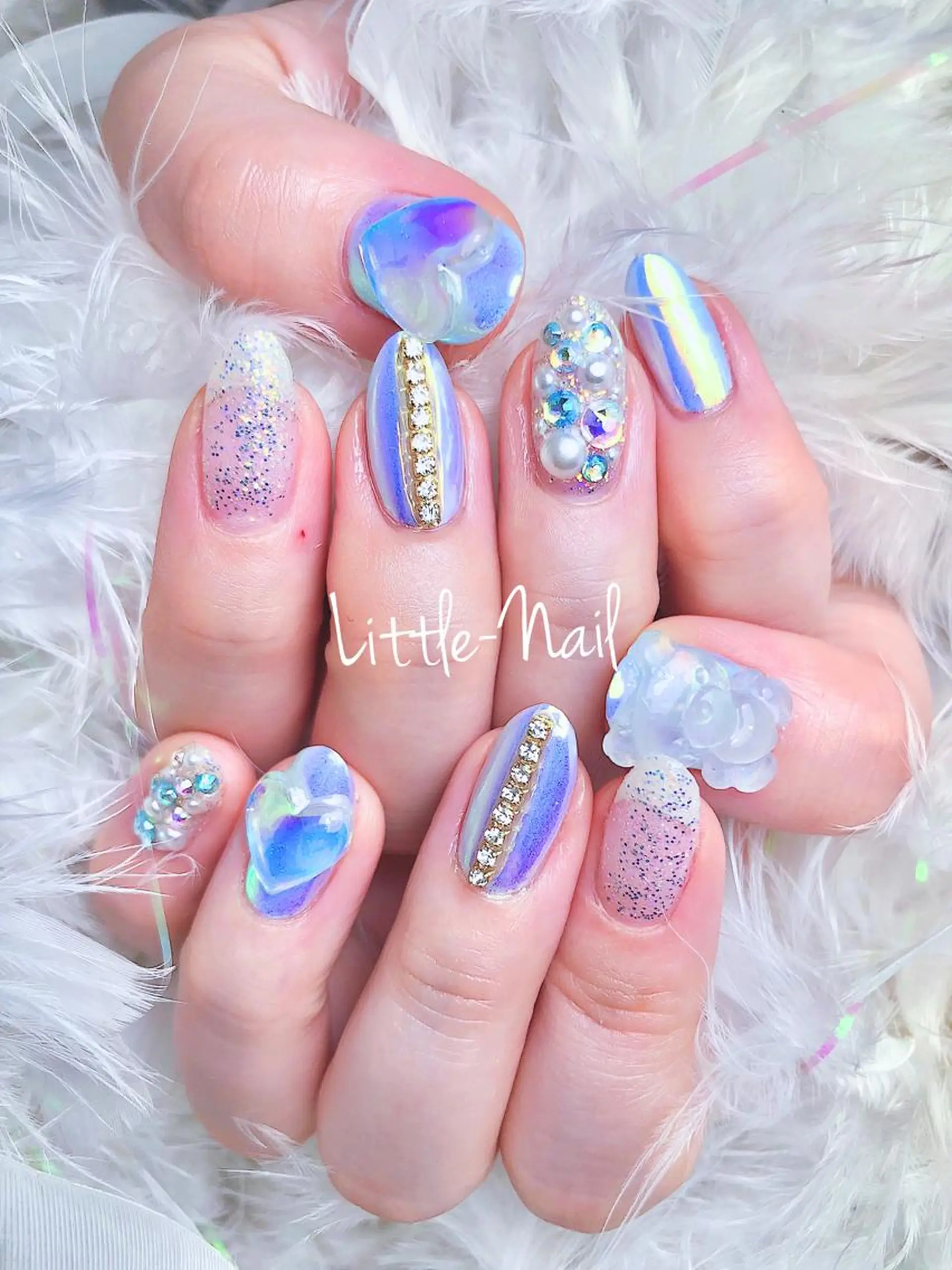 ネイル ハンドネイル [スカルプ]Litt le-Nail吉祥寺のネイルデザイン