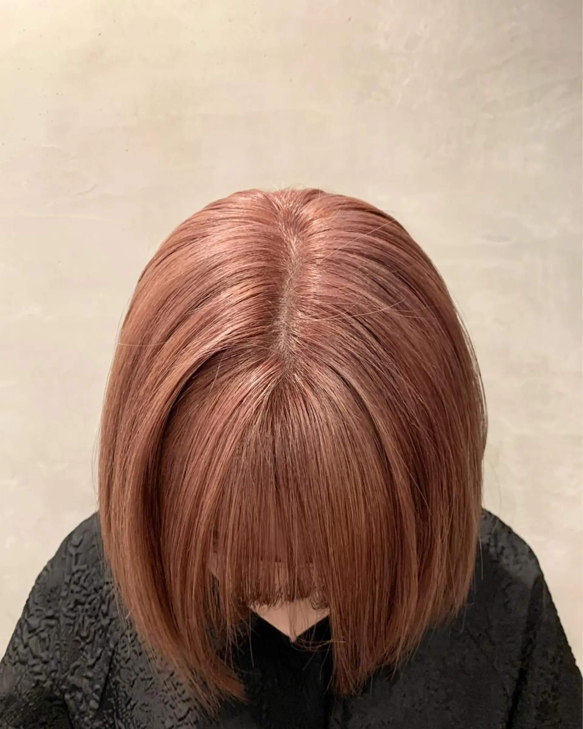 ショート カラー メンズ ベージュカラー ピンクカラー ピンクベージュ ヘアカラー 落合希 Olivebeigeのヘアスタイル