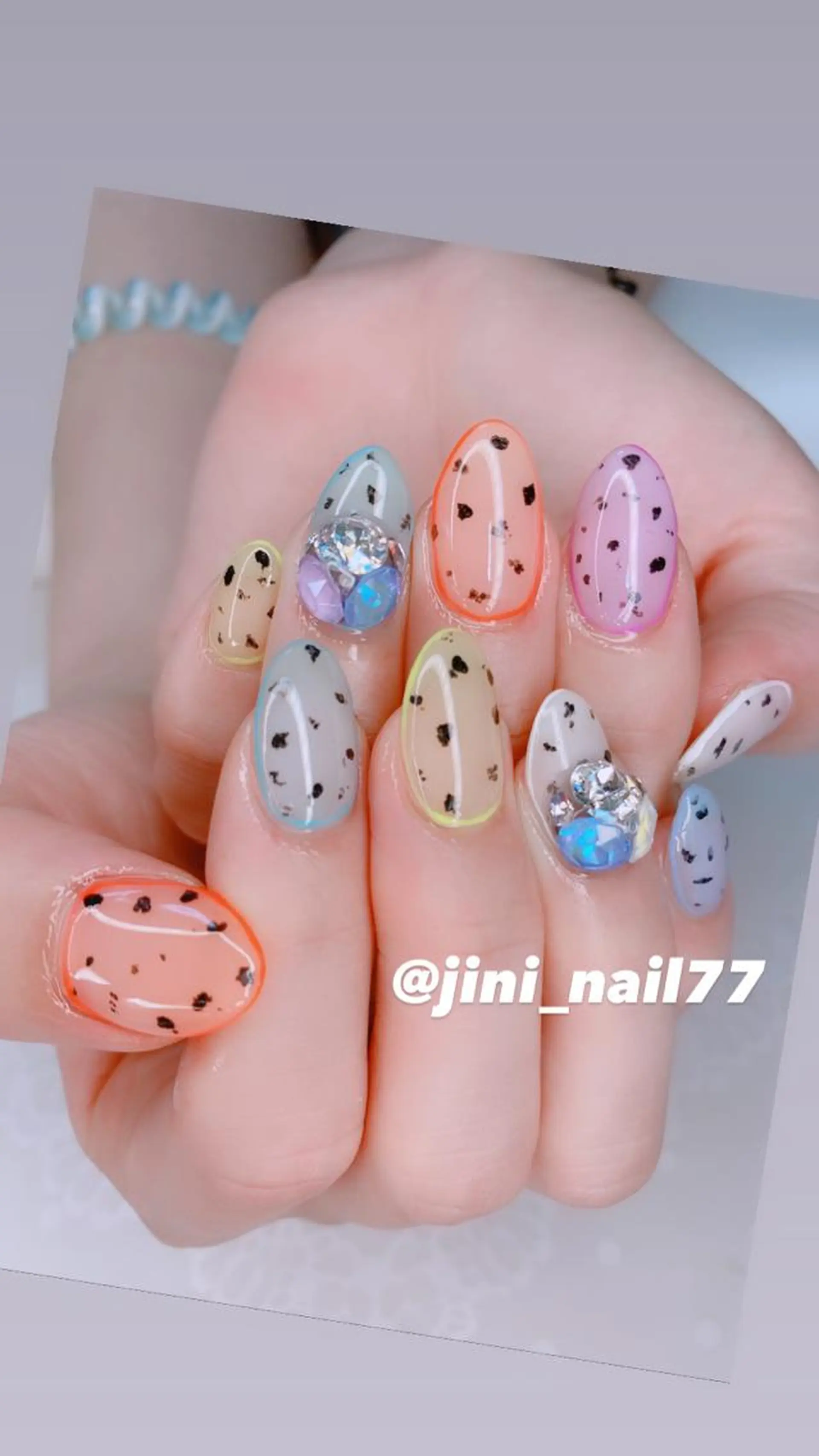 ネイル ハンドネイル JINI NAIL所属・ジニ ネイルのネイルデザイン