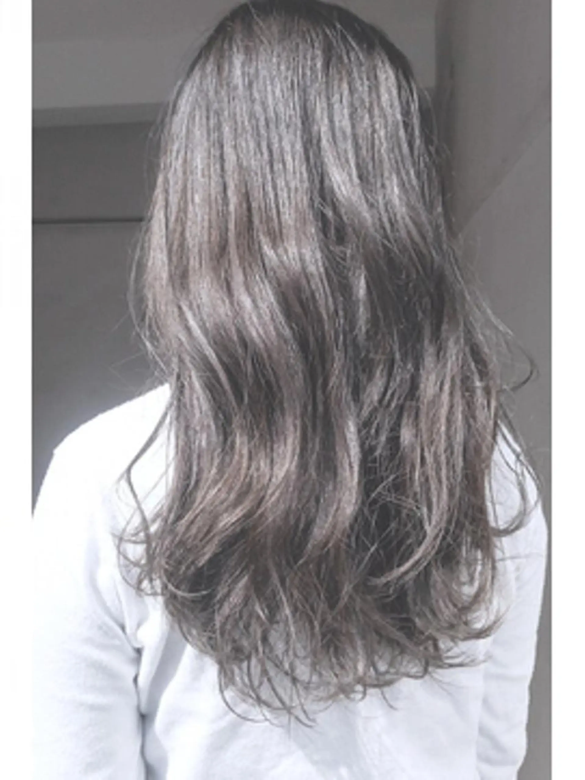 ロング カラー アッシュ ラベンダーカラー ラベンダーアッシュ エクステ/髪質改善/ rita/フルヤマのヘアスタイル