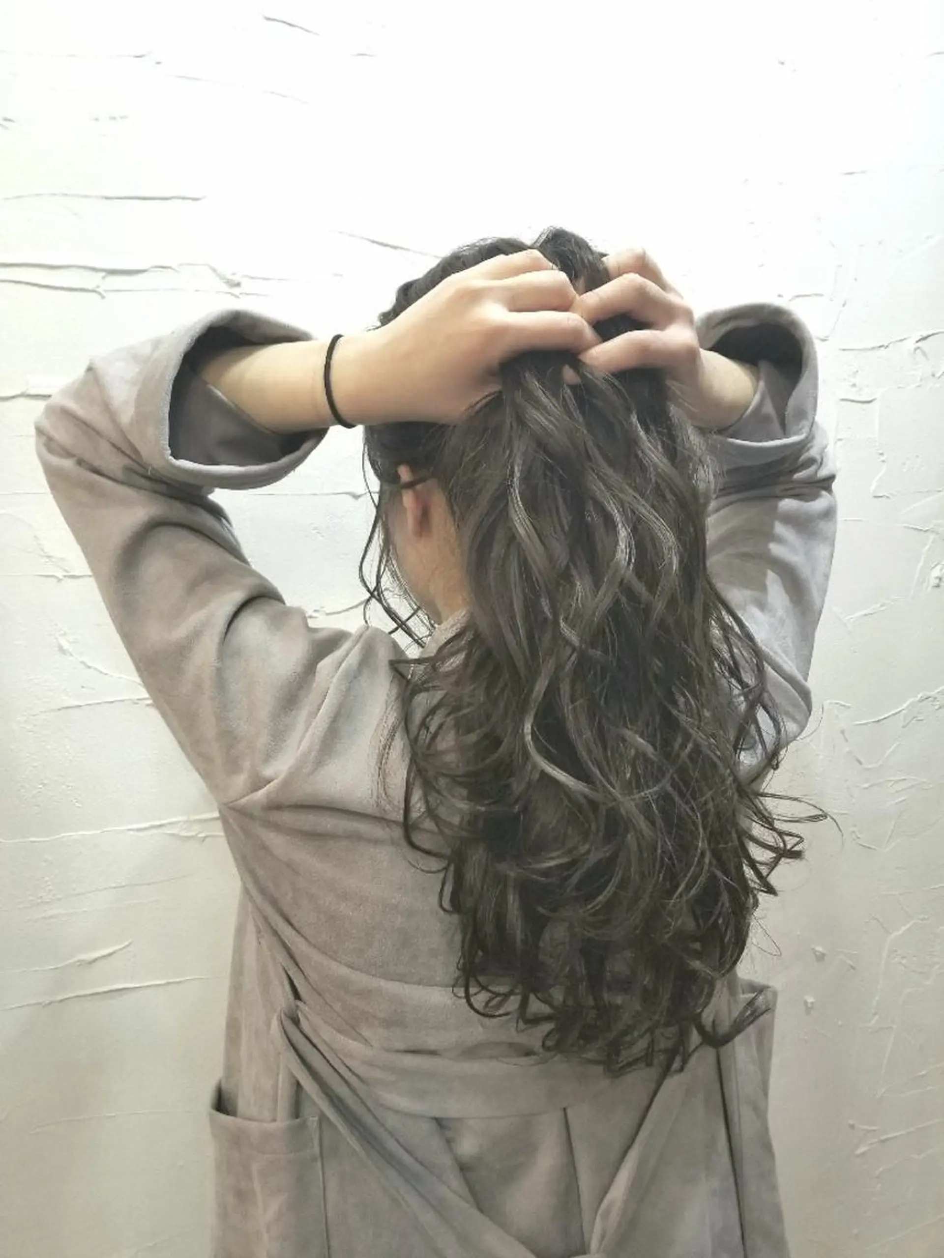 ロング カラー グレージュ ヘアカラー トリートメント bathair  所属・bathair 持田侑祐のヘアスタイル