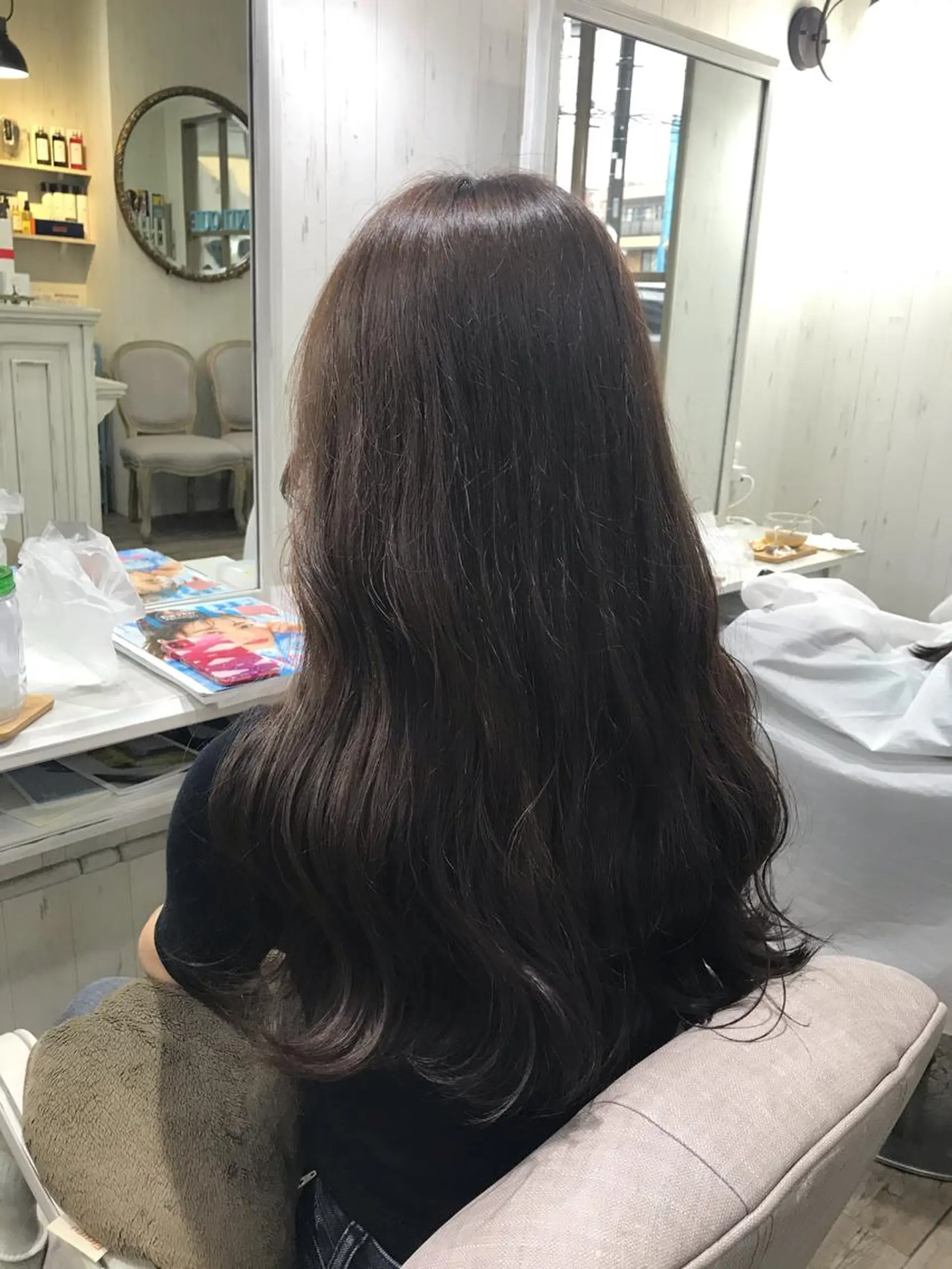 ロング ネモトメイナ🌿‬ 今月末で退職しますのヘアスタイル