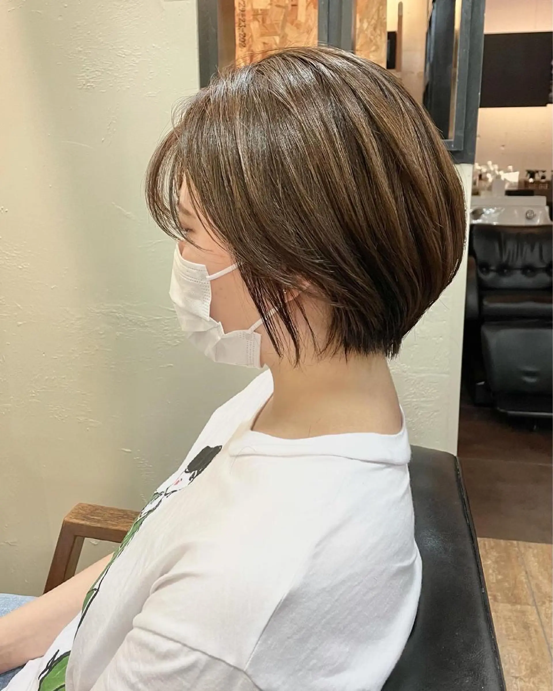 ショート カラー OPShair　ANELLO所属・ショート/ボブ/ メンズ/縮毛矯正のヘアスタイル