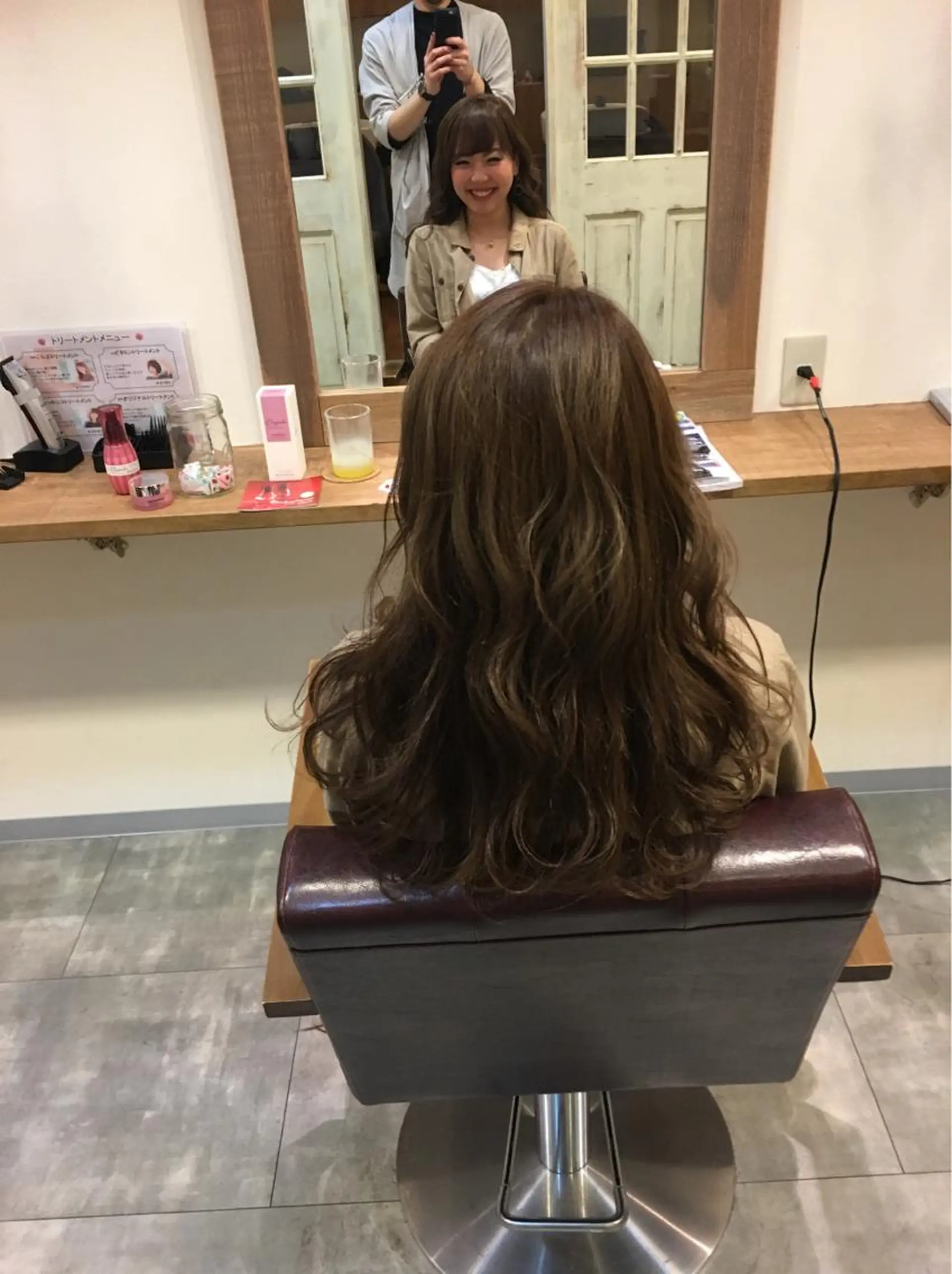 ロング カラー hair salon Ranun髪質改善のヘアスタイル