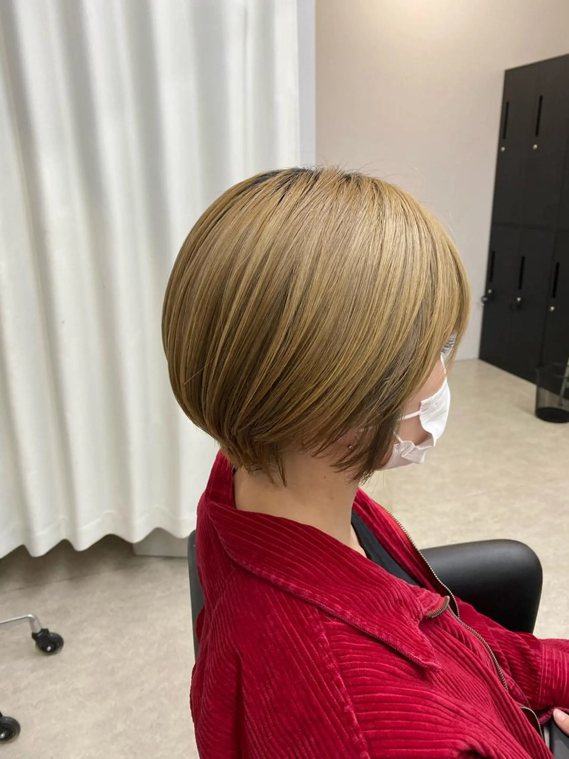 ショート 透明感ワンカラー梅田 ダブルカラー/川上のヘアスタイル