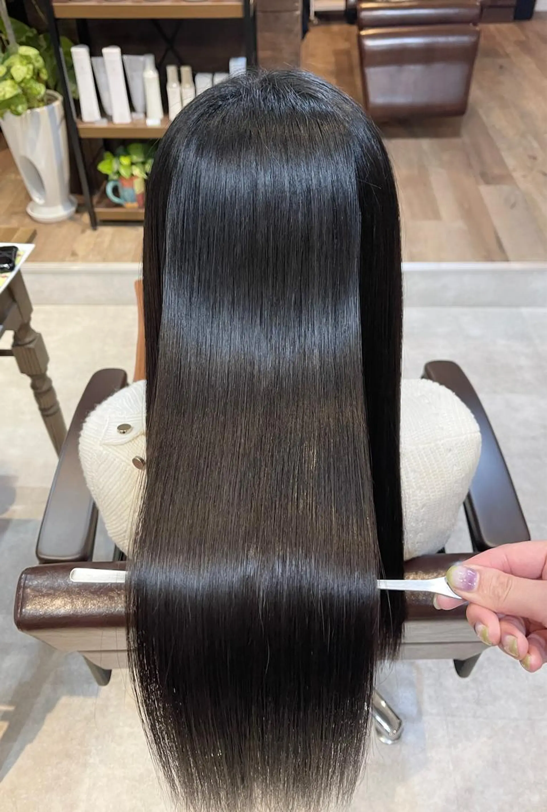 ロング カラー 髪質改善 i  plus＋所属・髪質改善で 憧れの潤艶美髪にのヘアスタイル