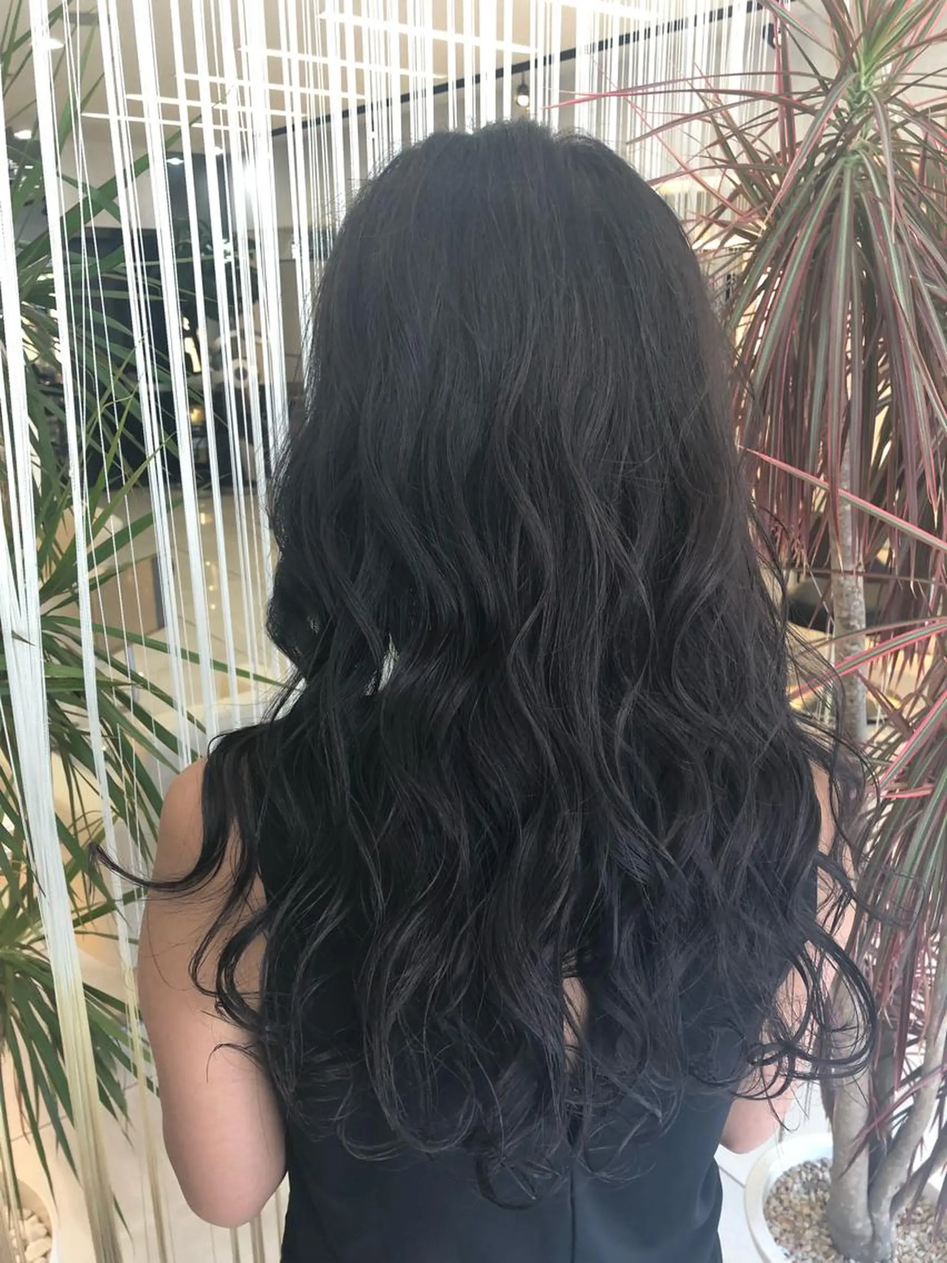 ロング カラー ダークグレー ダークグレージュ グレージュ ハイライトカラー ハイライト 髪質改善/美髪矯 正ヤマモトハルキのヘアスタイル