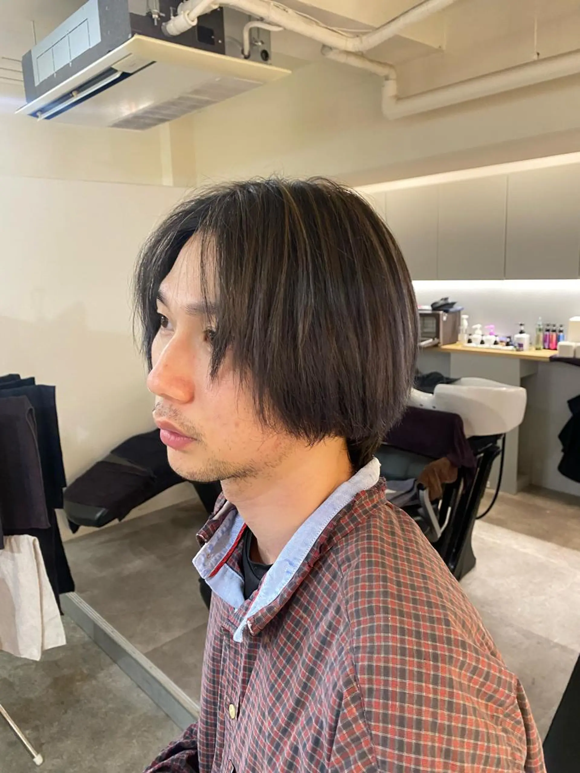 ショート カラー メンズ メンズハイライト ハイライトカラー ハイライト ヘアカラー ボブ /ニュアンス/ satomi🧸💖のヘアスタイル