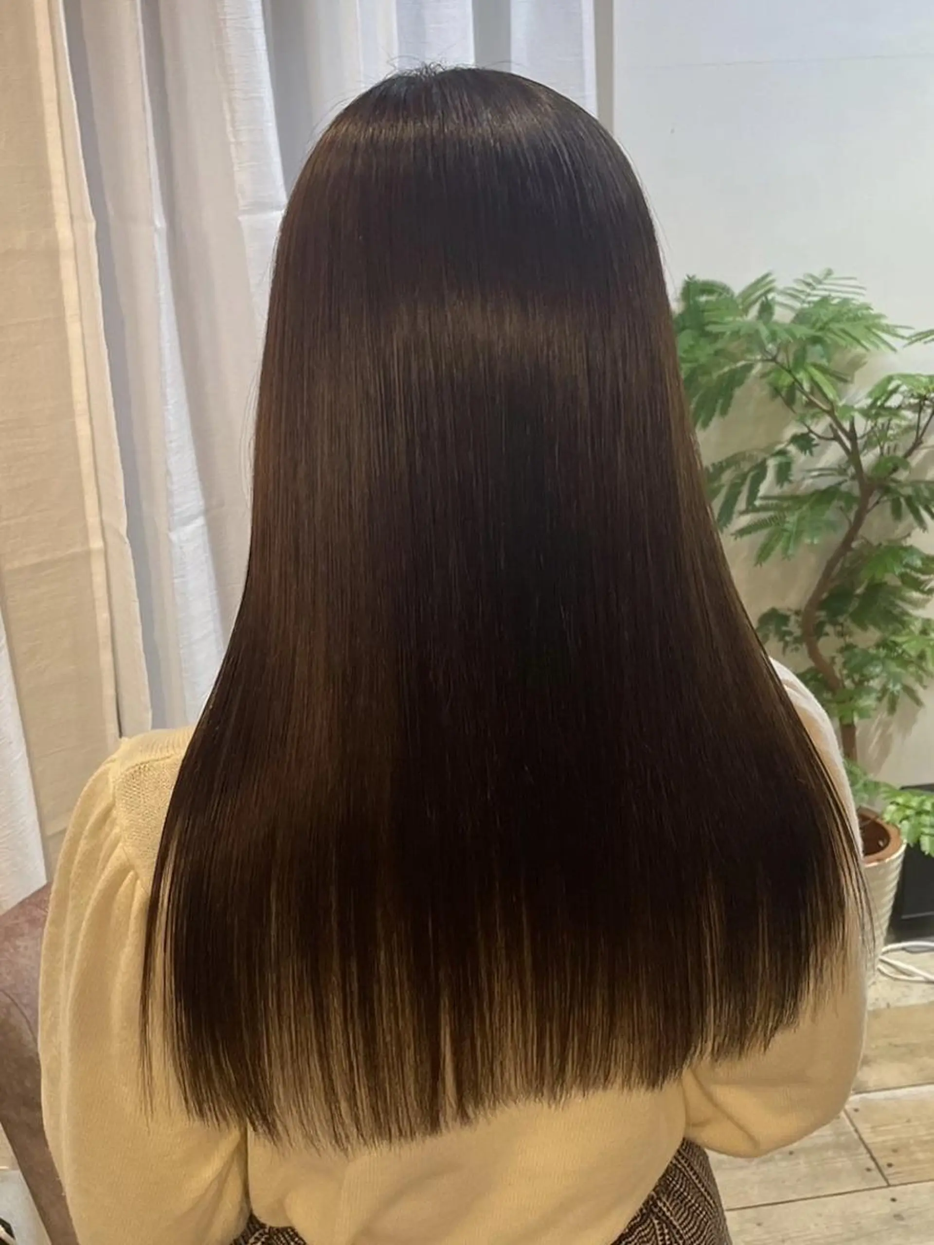 セミロング パーマ カット ヘアカラー 縮毛矯正 トリートメント MISATO THIRD SHOPのヘアスタイル