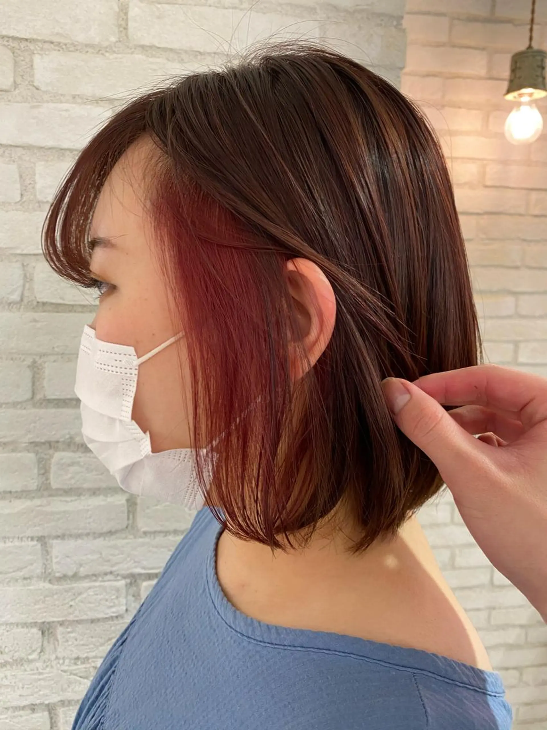 ミディアム カラー VALETTE omotesando所属・原宿ボブ・髪質改善 輝来のヘアスタイル