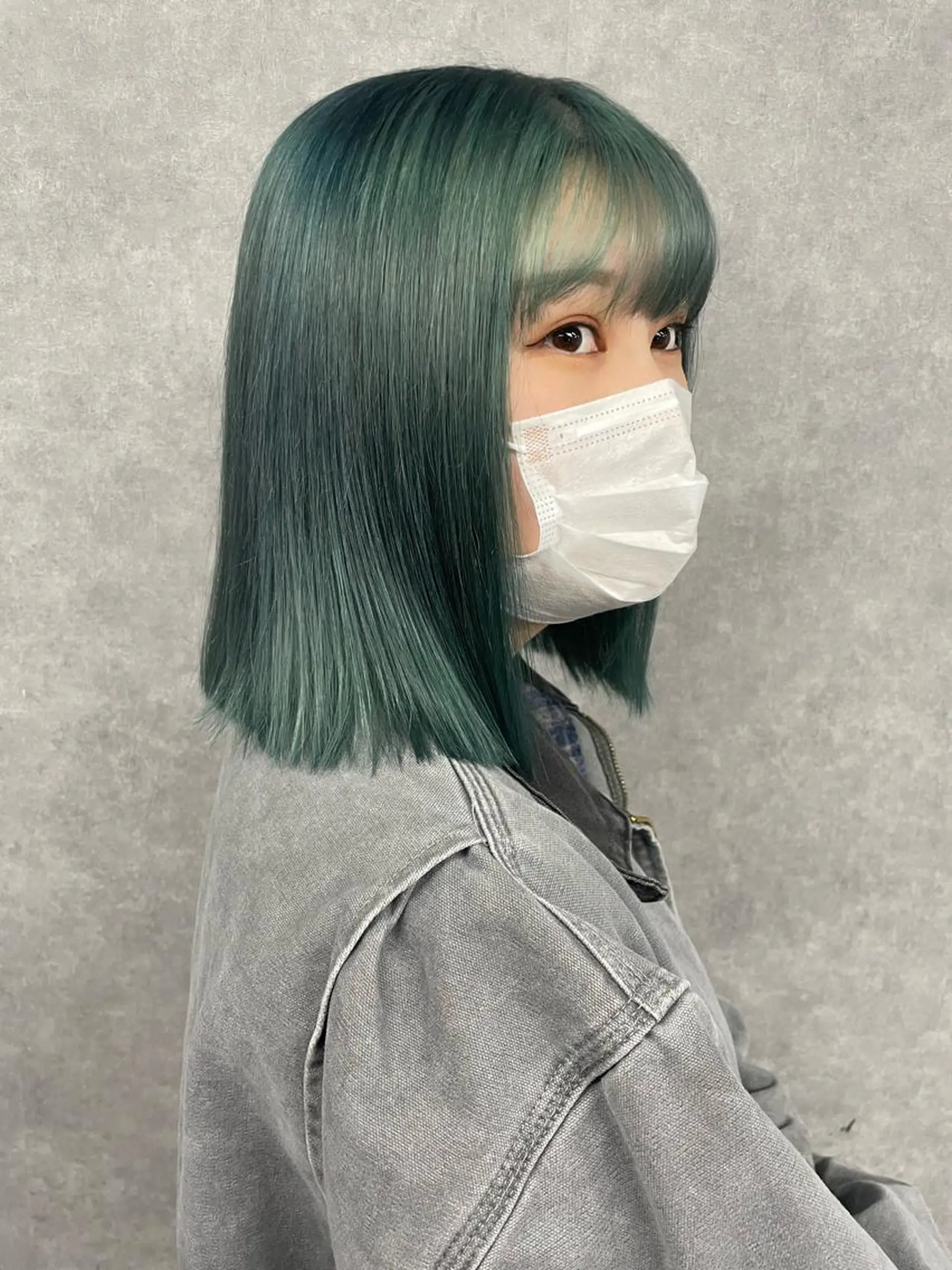 ミディアム カラー #韓国ハイトーン💓 TOWAのヘアスタイル