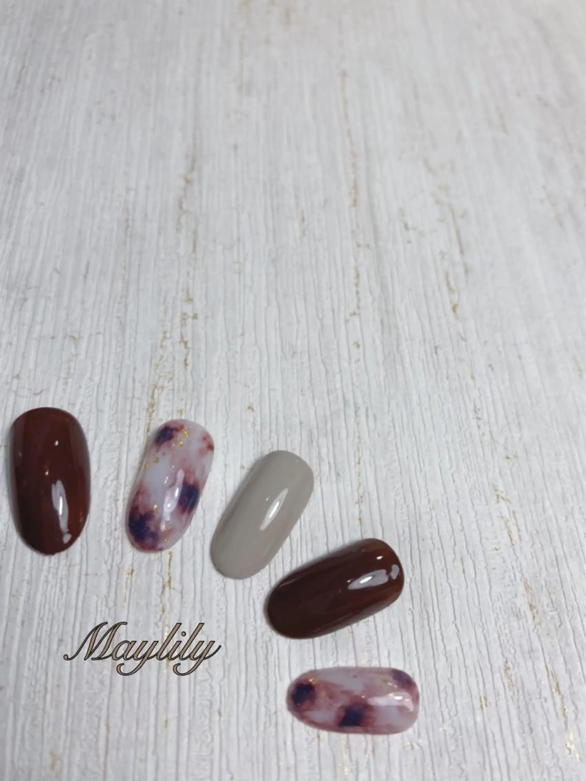 ネイル 持ち込み ハンドネイル Nail care salon Maylily所属・Nail salon Maylilyのネイルデザイン