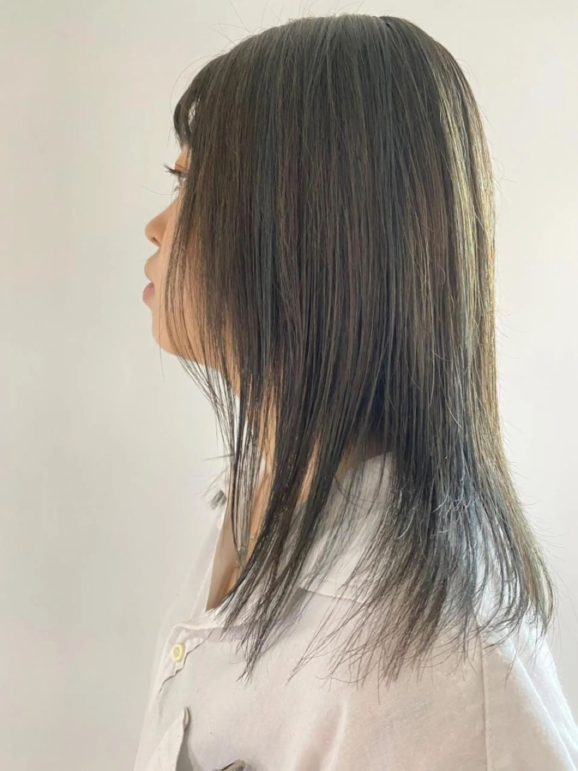 セミロング カラー カット ヘアカラー トリートメント steed tokyo所属・KOOKI スティードトーキョーのヘアスタイル