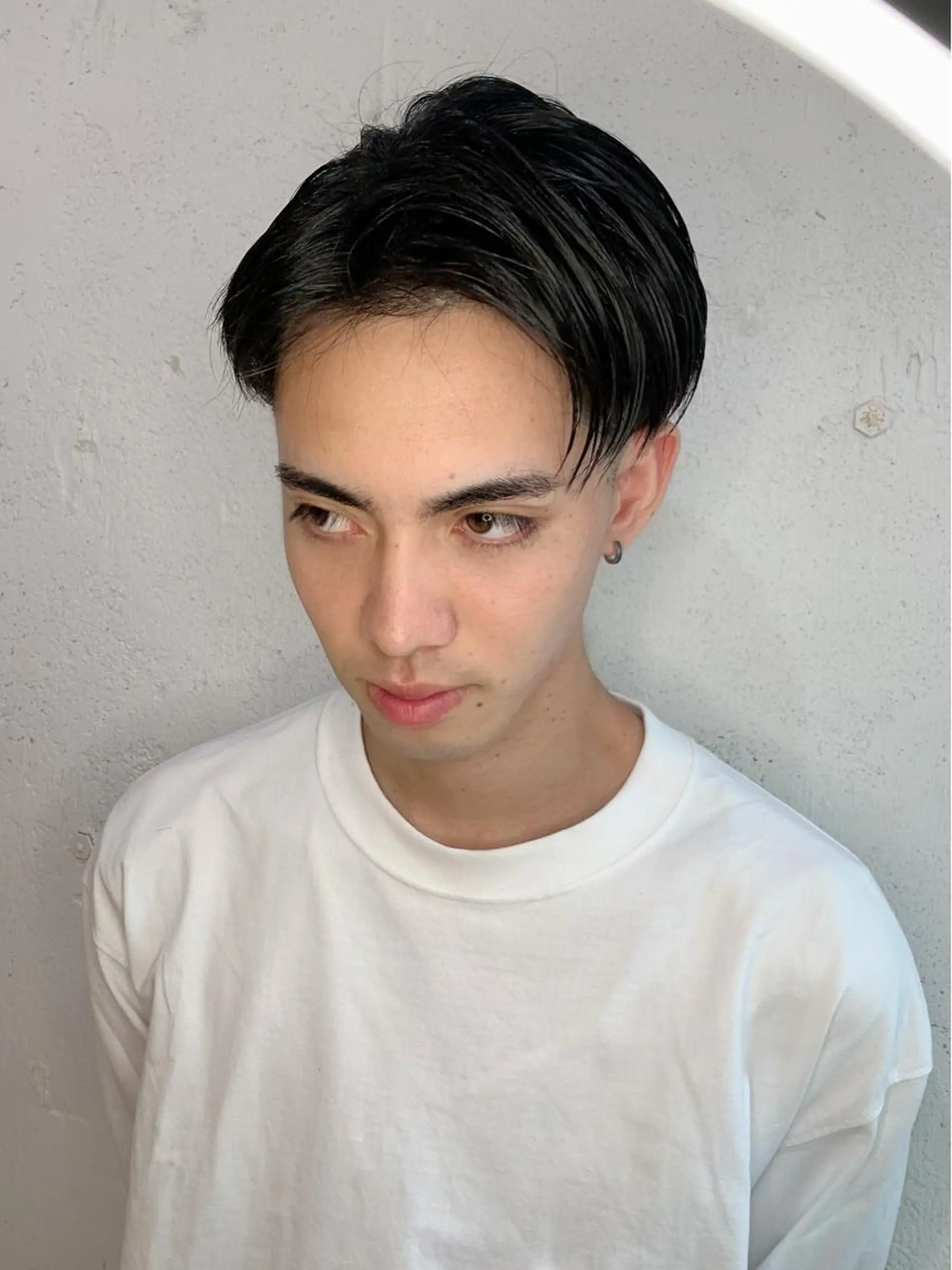 ショート カラー メンズ センターパート マッシュ ヘアカラー トリートメント 💛丁寧さNo.🥇 🧸片山智裕💛のヘアスタイル