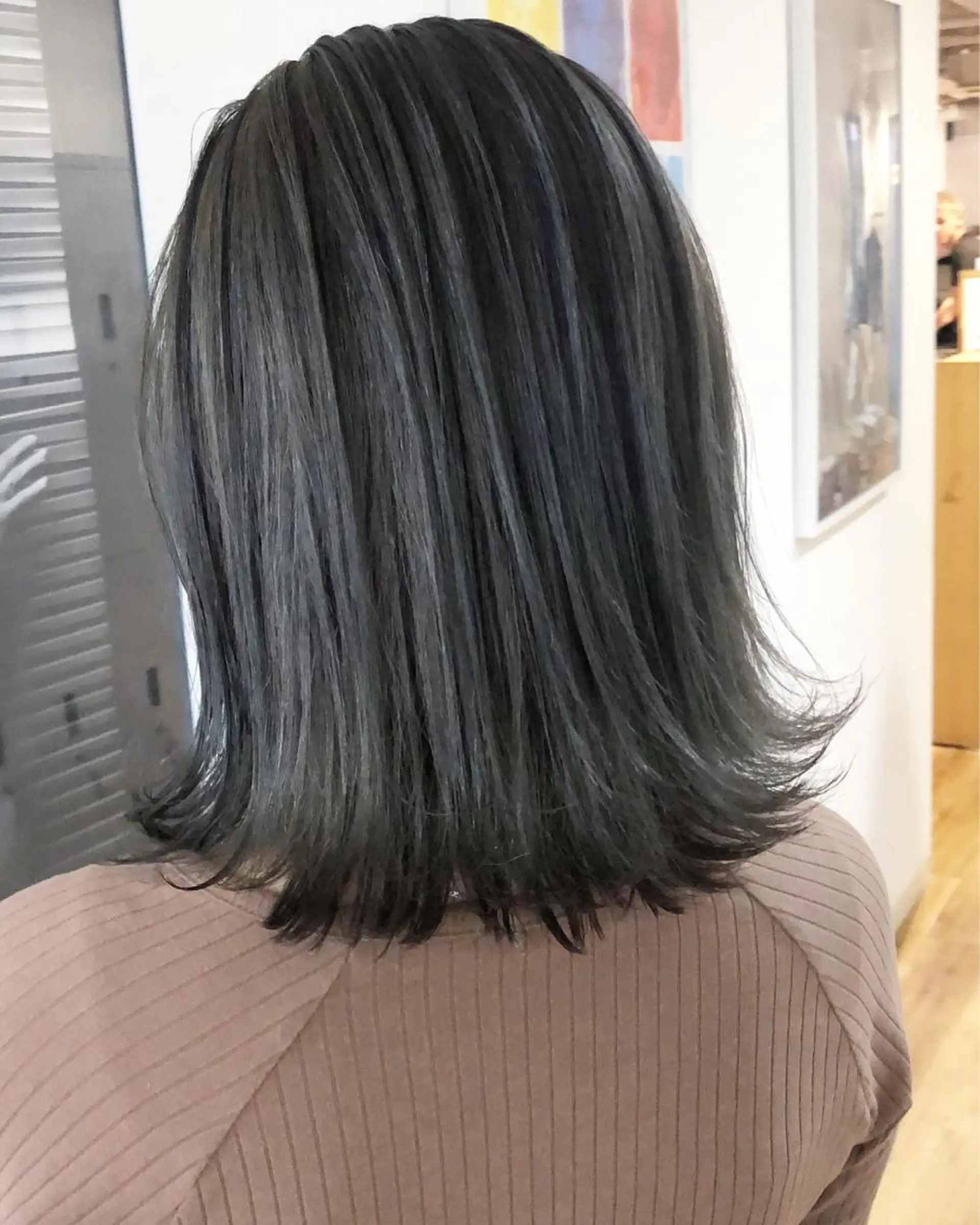 ミディアム タカハシ ユウキのヘアスタイル