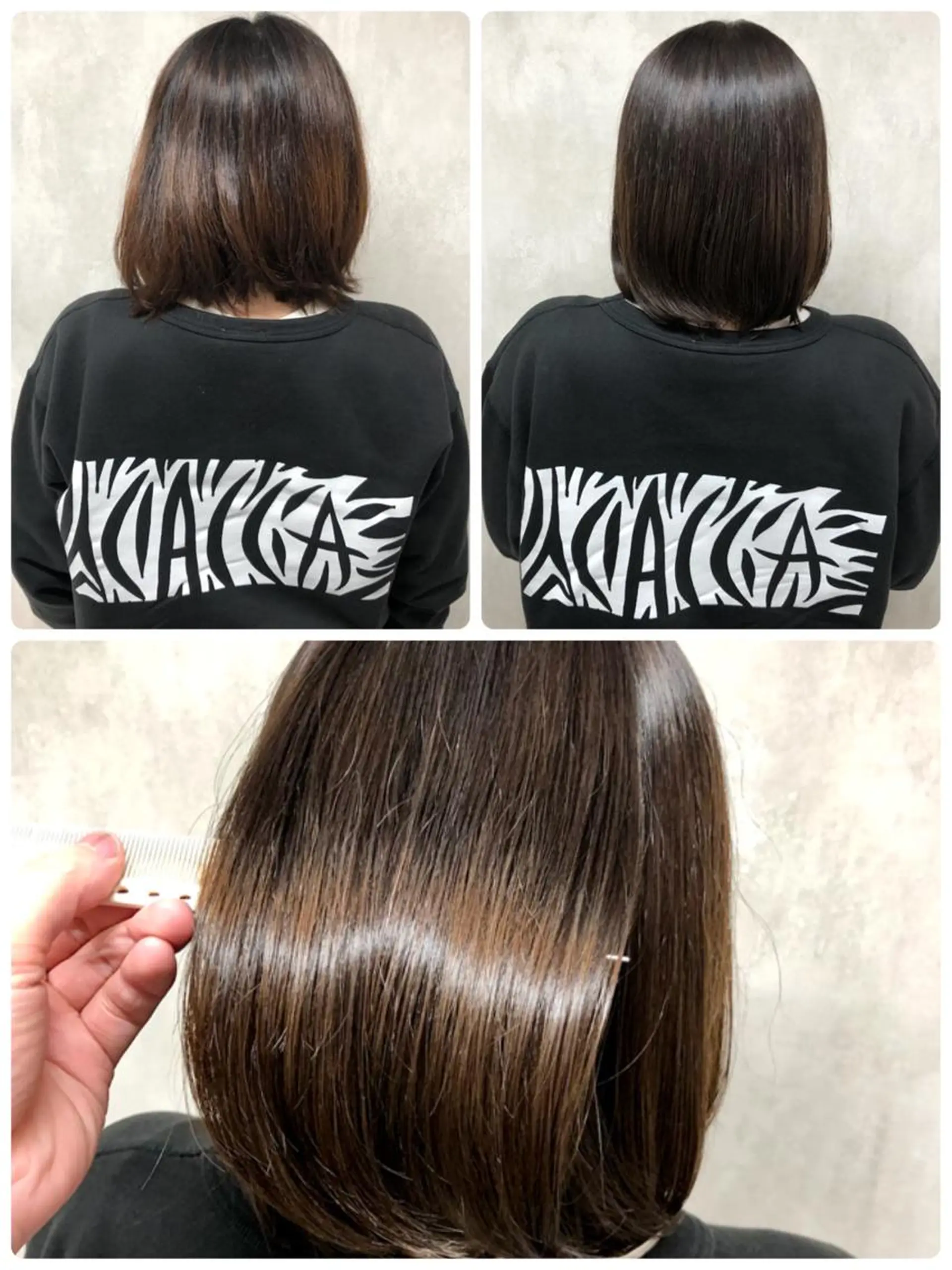 ショート ヘアカラー 縮毛矯正 満足度⭕️縮毛矯正師 谷口にお任せを👍のヘアスタイル