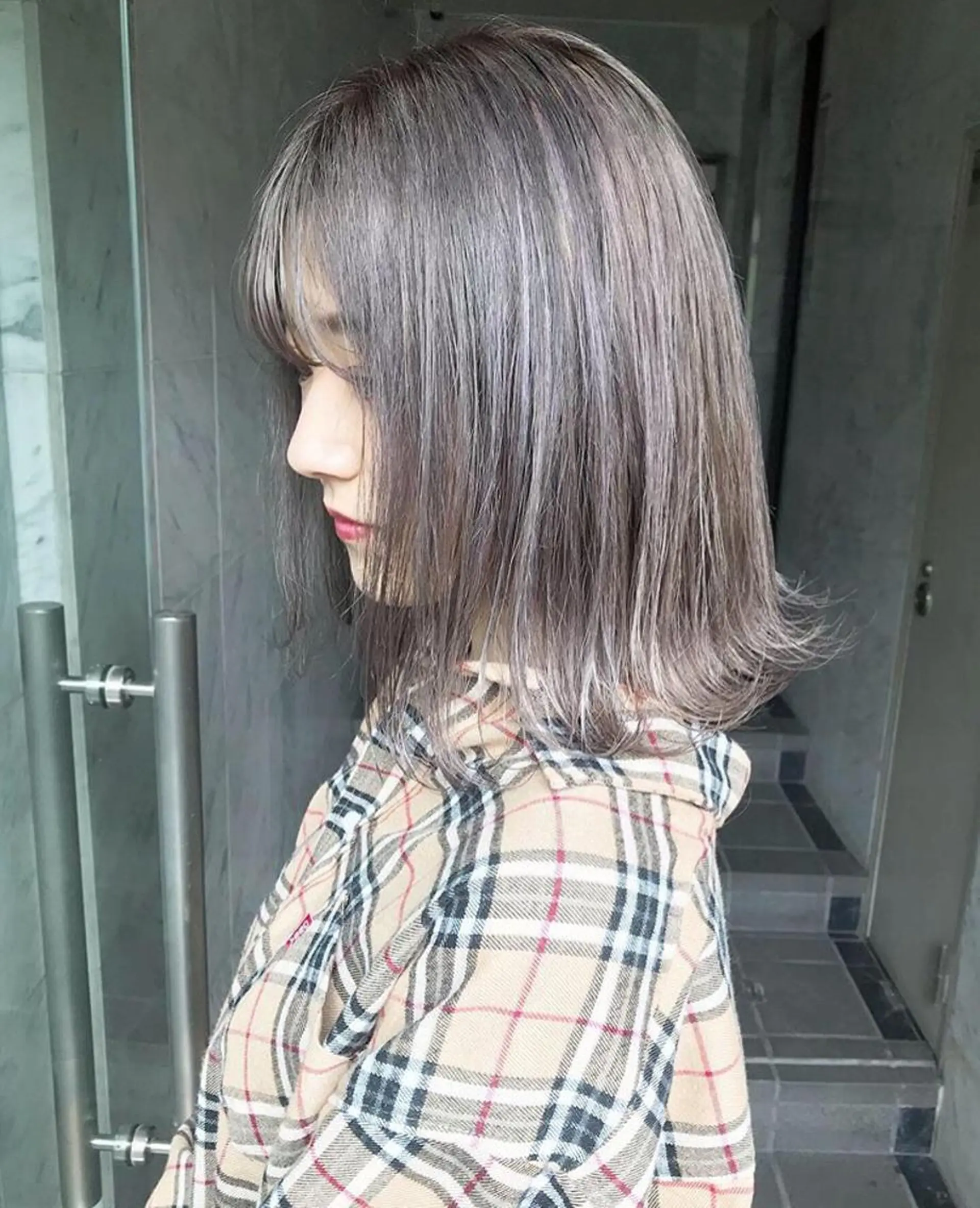 ミディアム カラー 🧡色落ちまで2度綺 麗なカラー🧡ヨシキのヘアスタイル