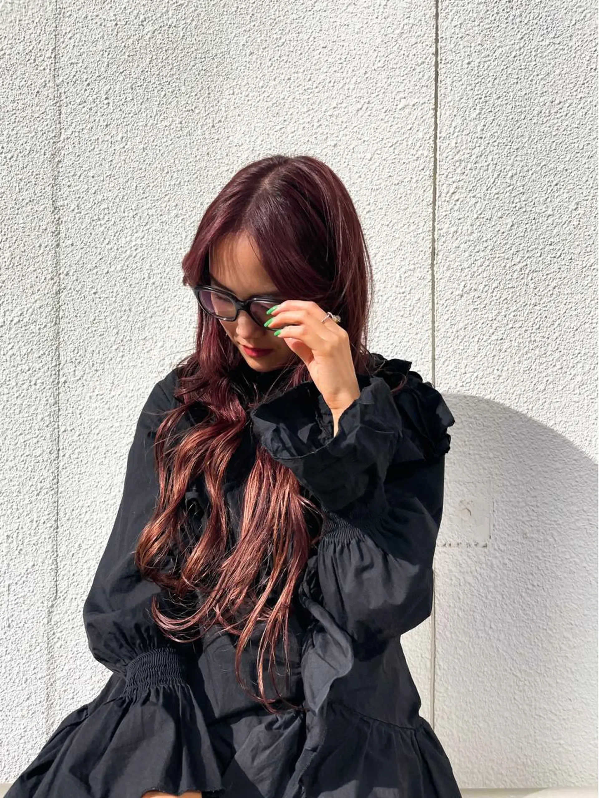 ロング カラー カラー/髪質改善 レイヤー/vagueのヘアスタイル