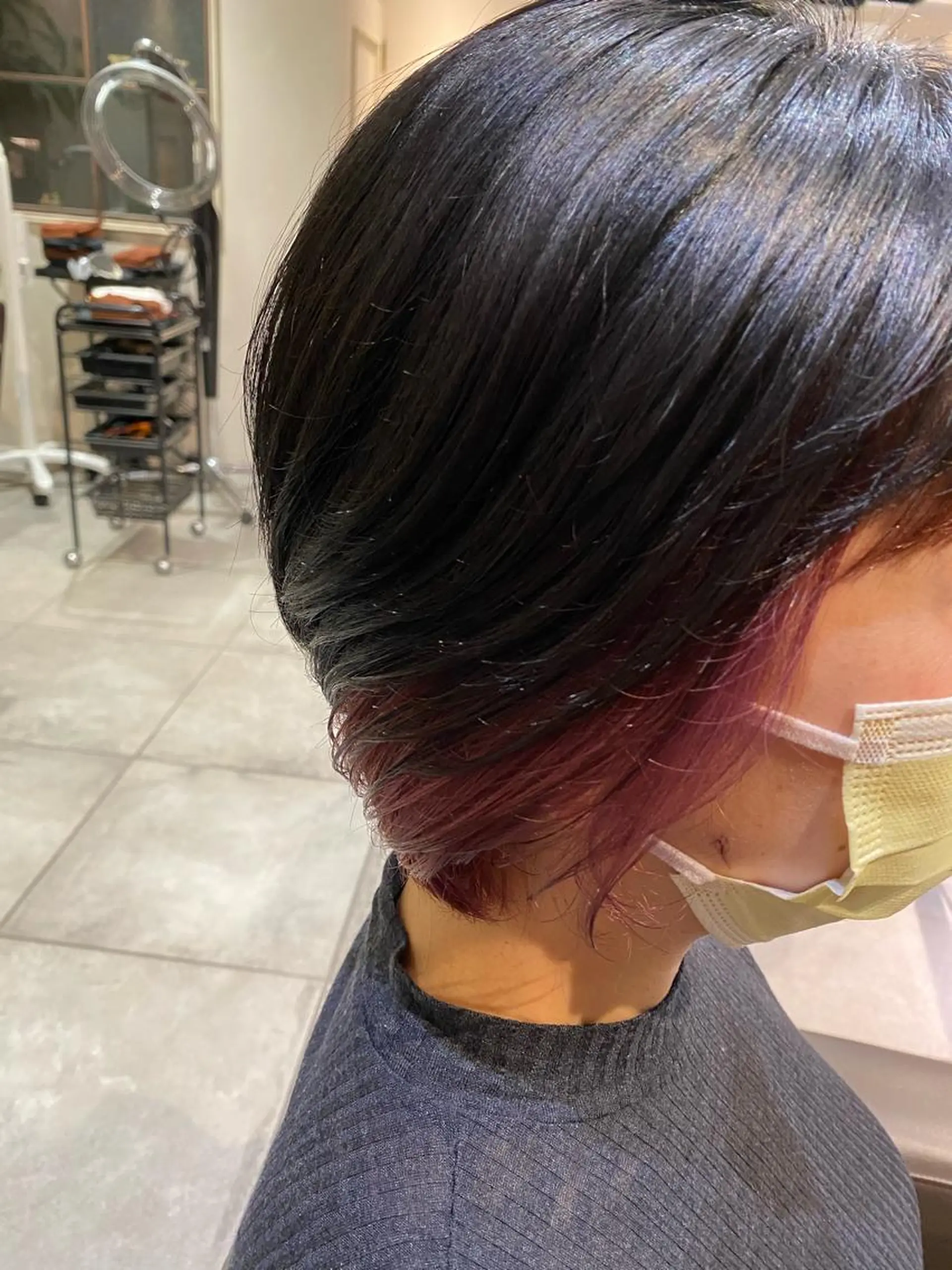 ショート ヘアカラー 川越 輝梨奈のヘアスタイル