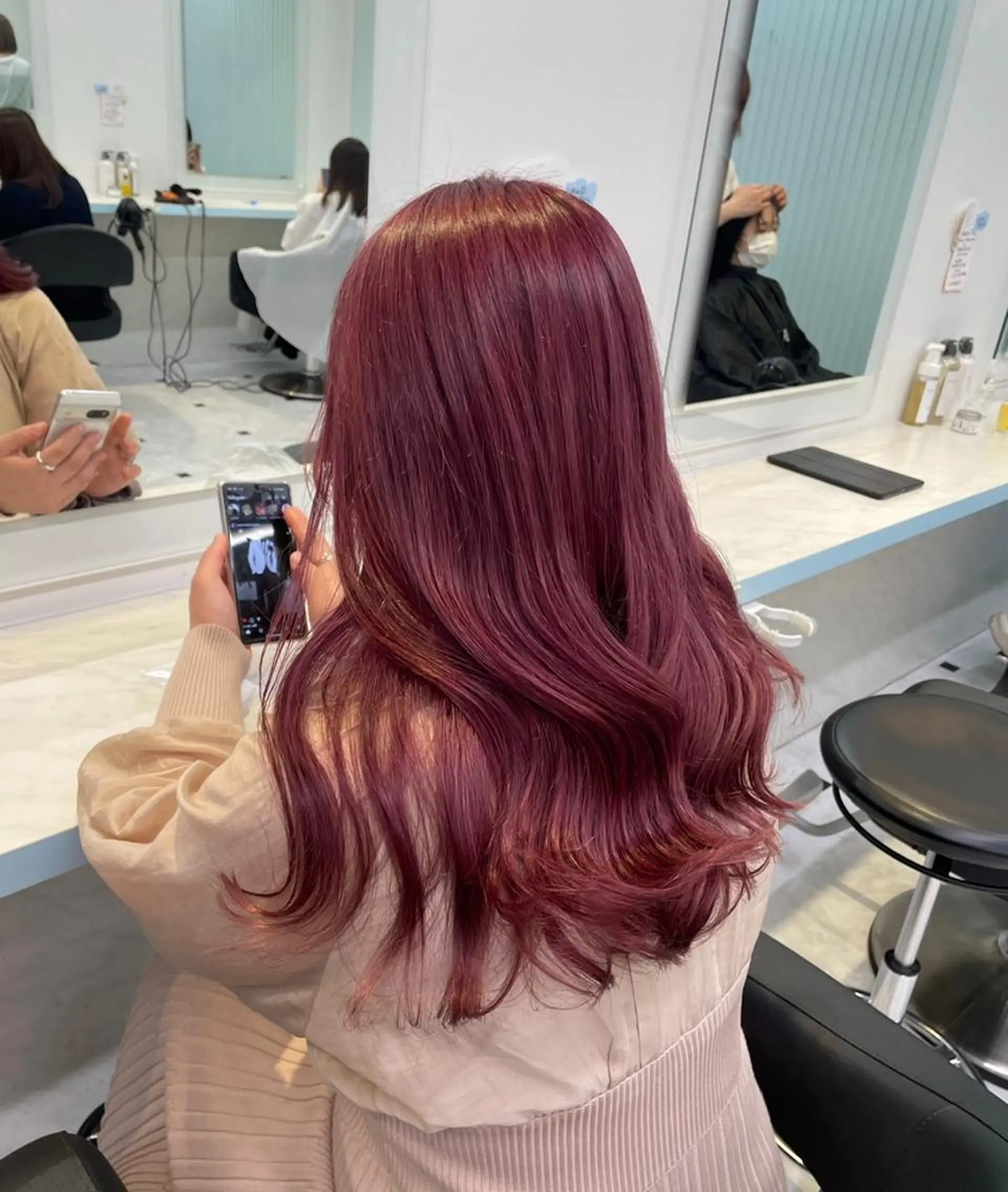 カラー ヘアカラー トリートメント 🎀愛されピンク ラベンダー💜ゆいのヘアスタイル